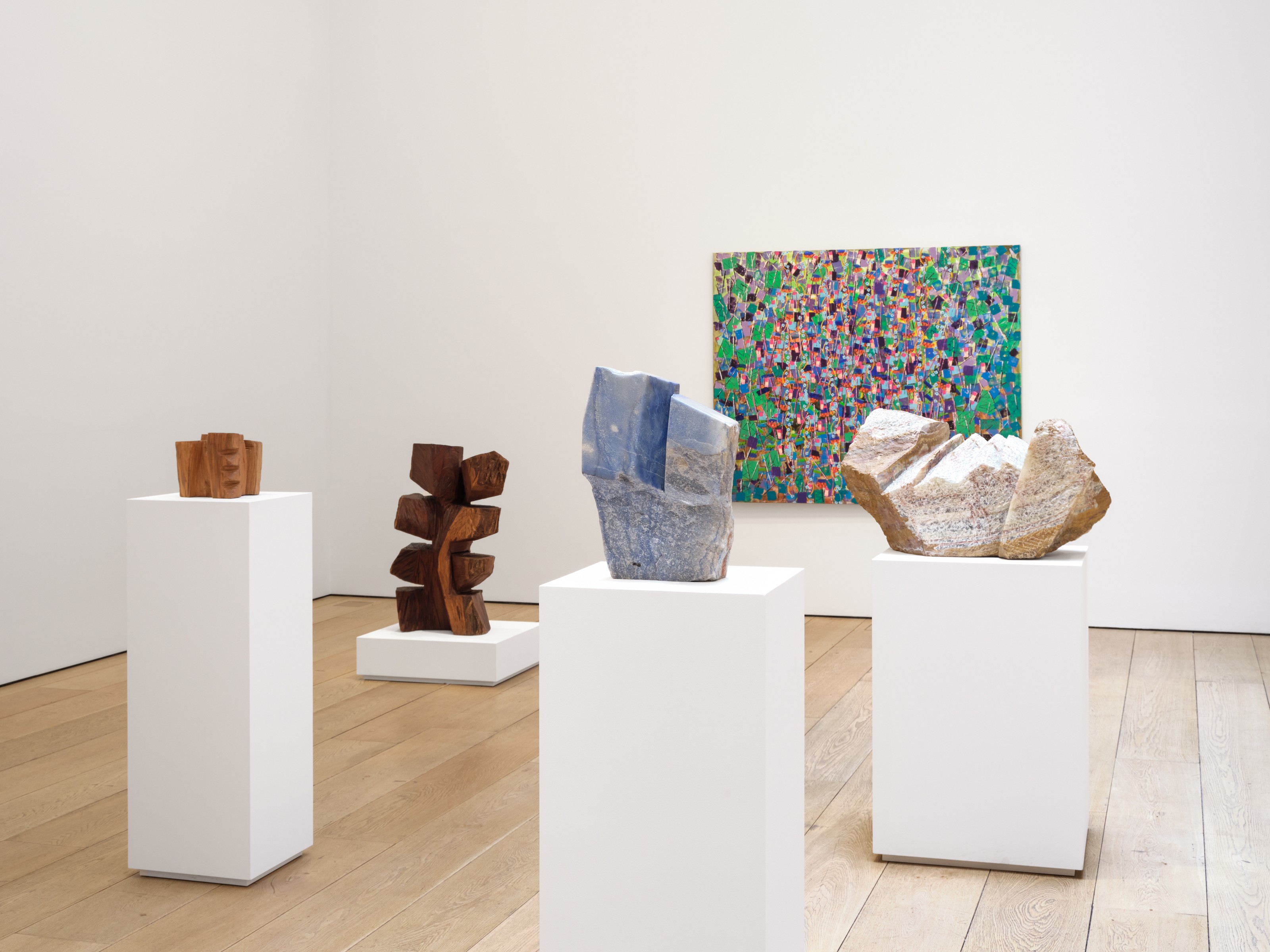 Installation view of Kim Yun Shin at Lehmann Maupin New York