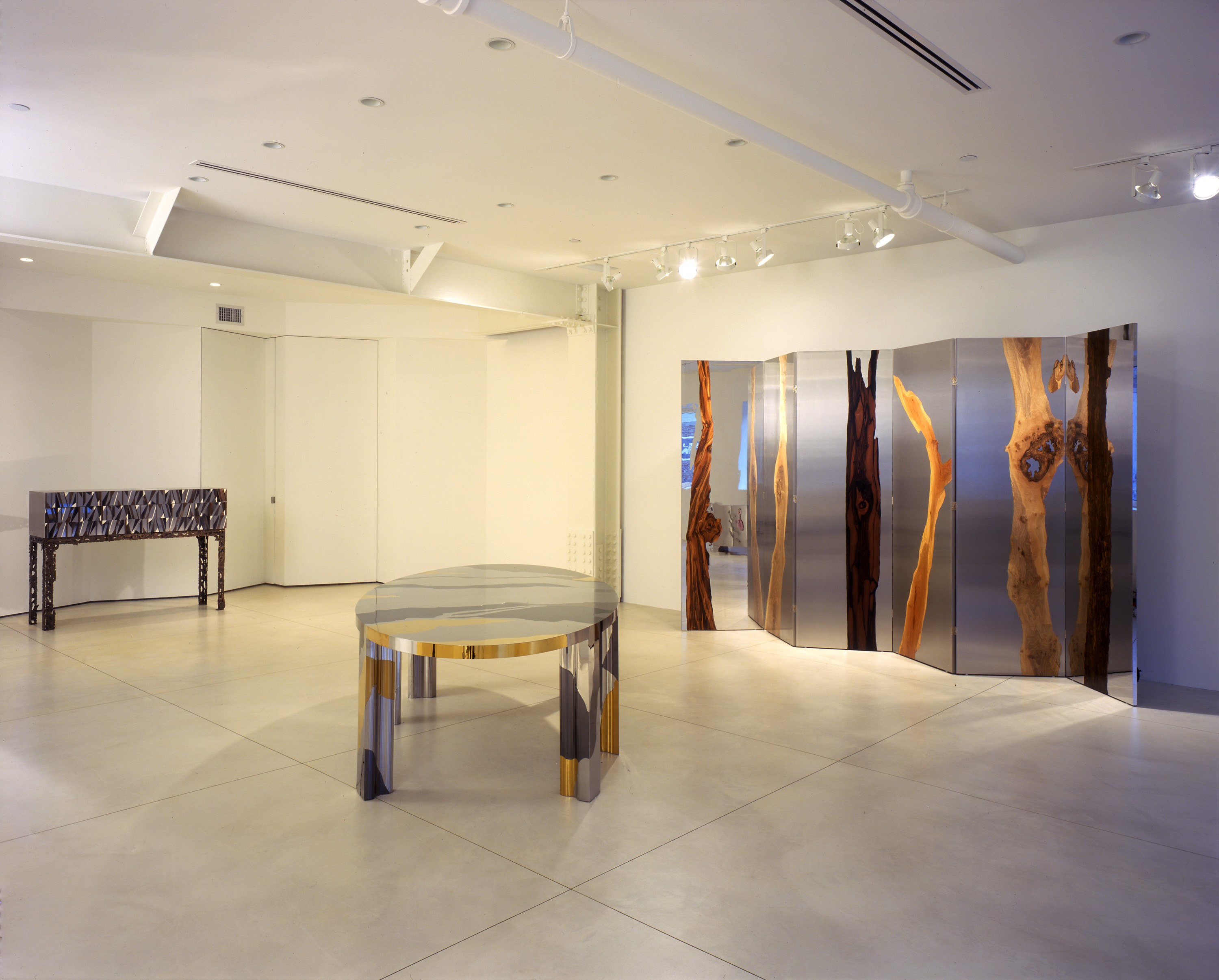 Installation view of New Work at Lehmann Maupin New York