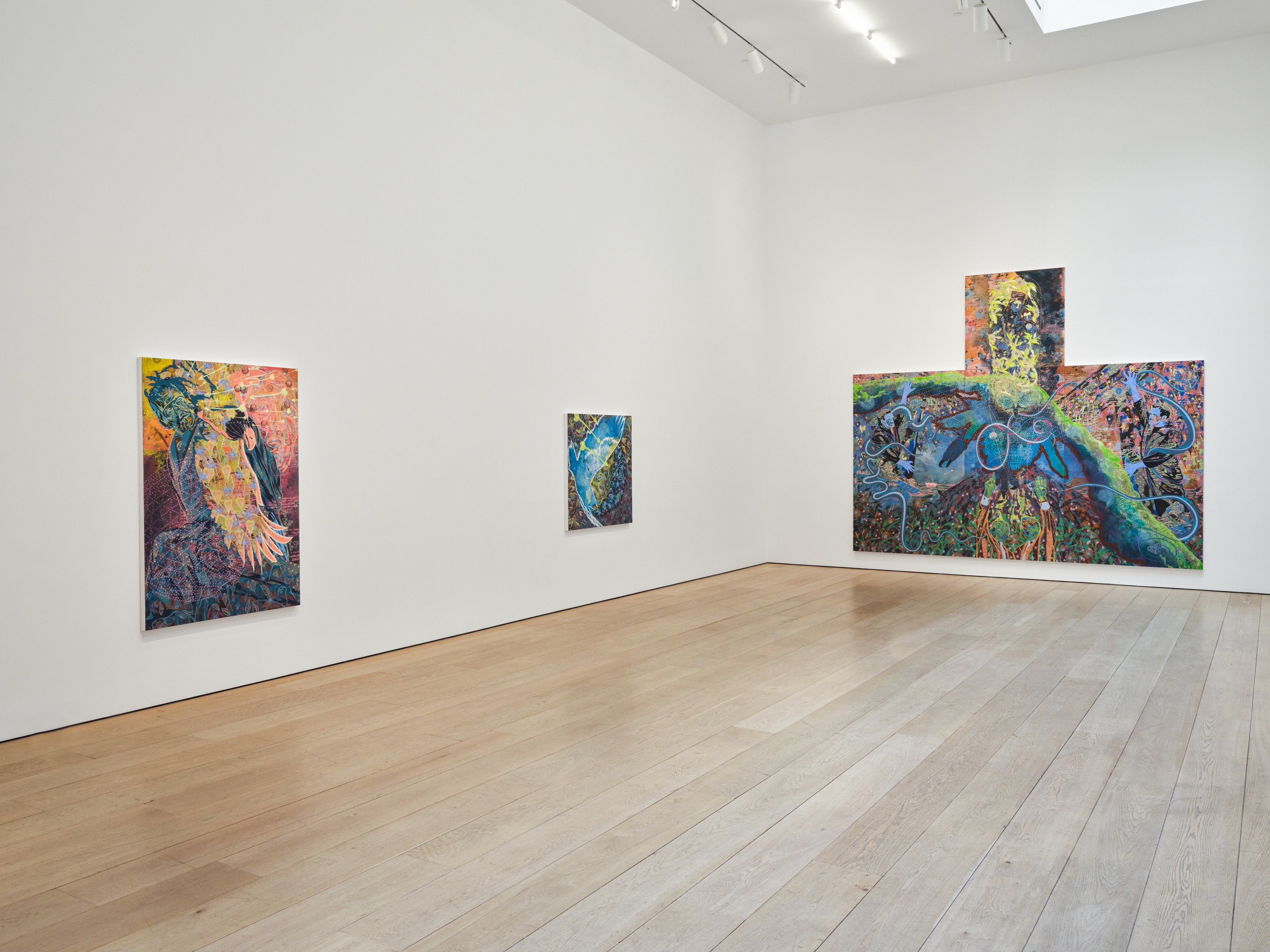 Installation view of Tammy Nguyen at Lehmann Maupin New York