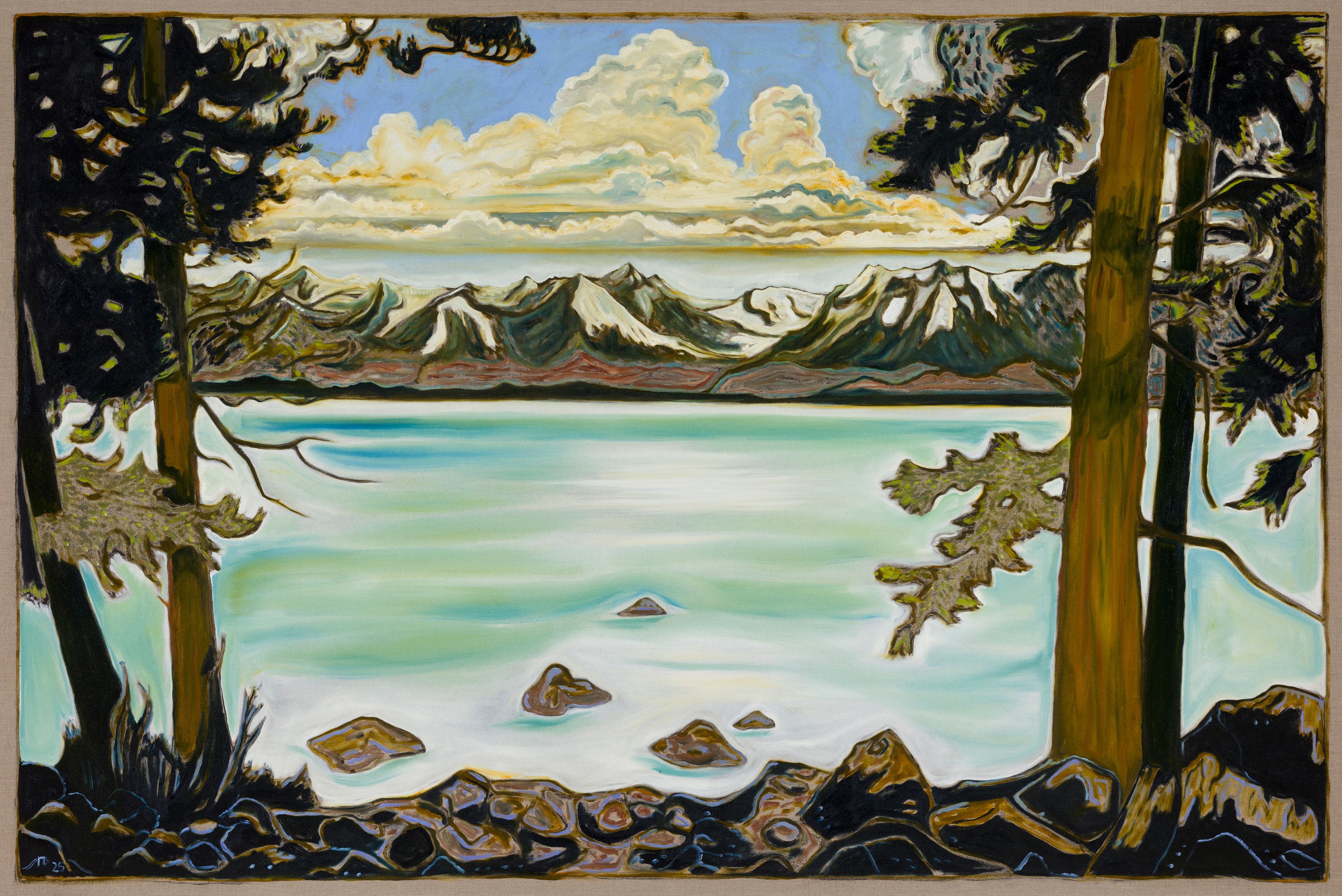 Painting by Billy Childish