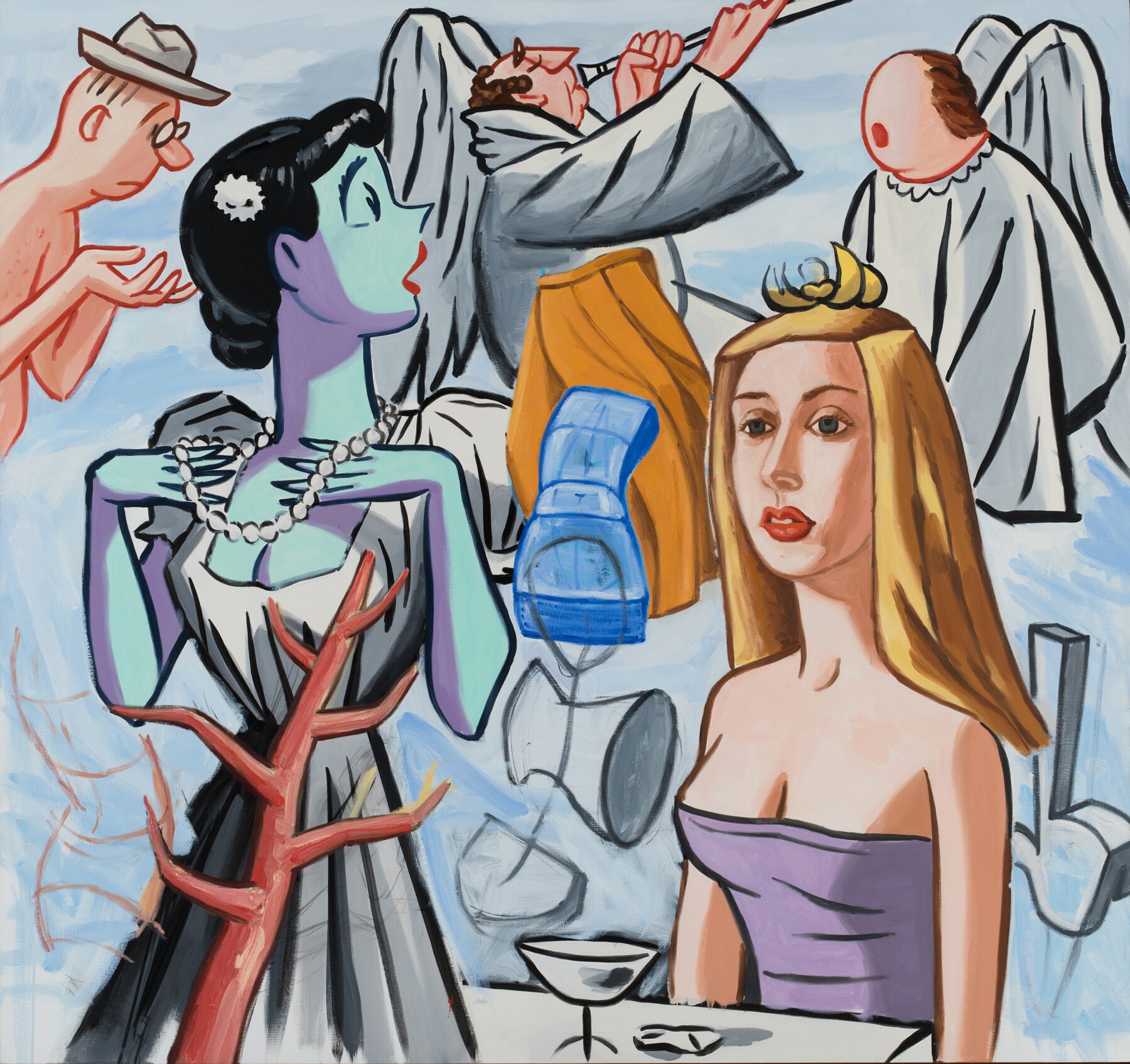 Painting by David Salle