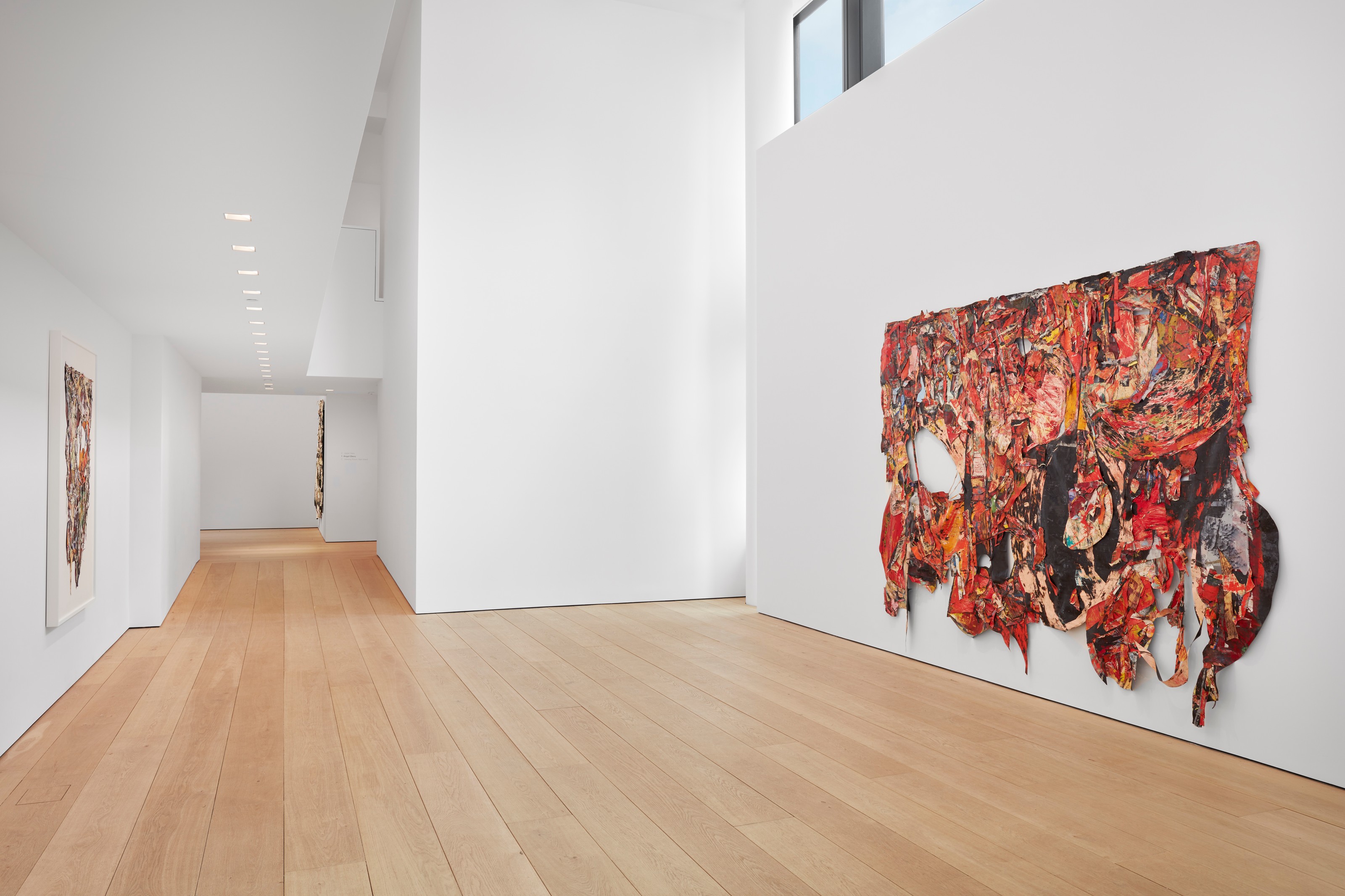 Installation view of Angel Otero at Lehmann Maupin New York