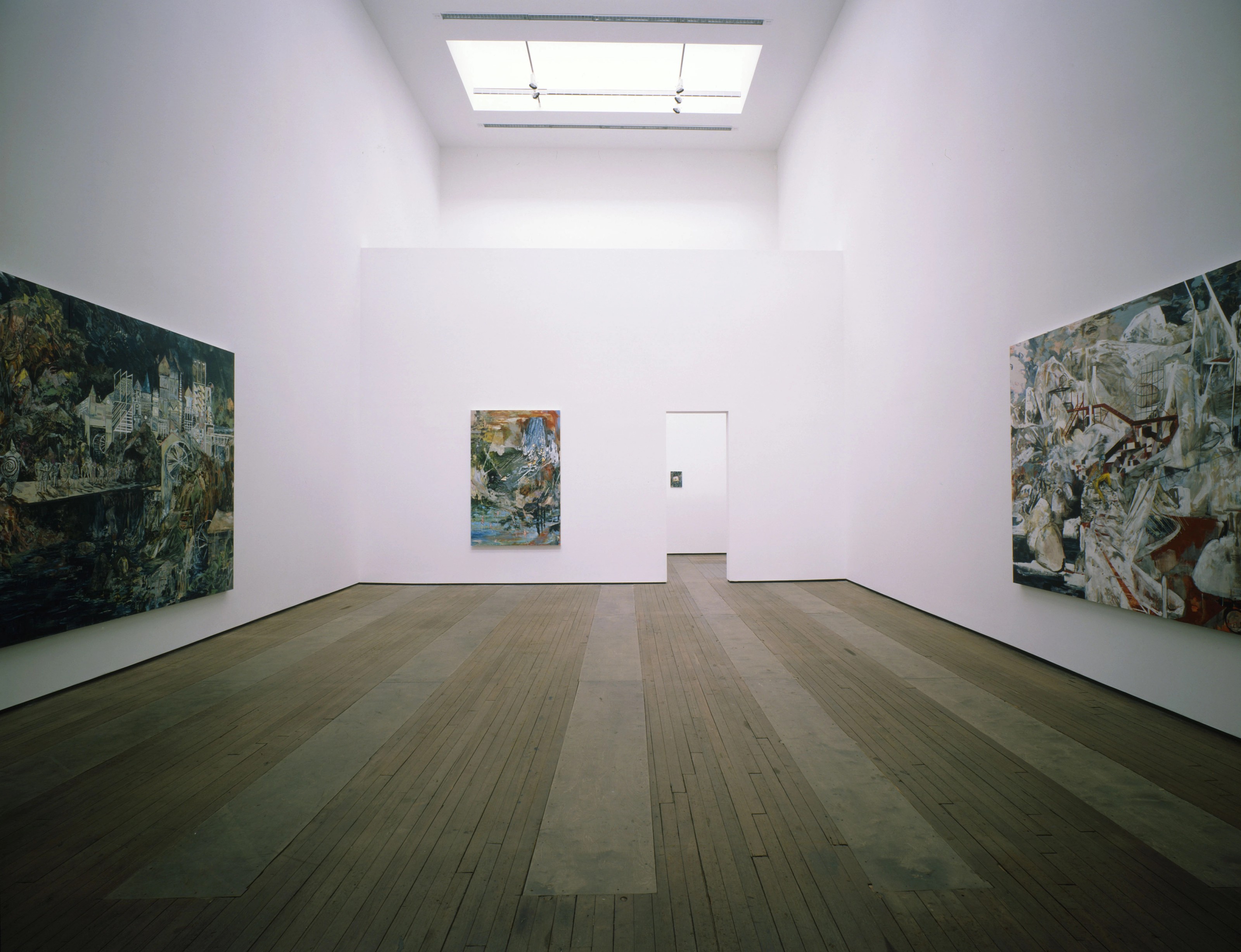 Installation view of The Dance of the Machine Gun & other forms of unpopular expression at Lehmann Maupin New York