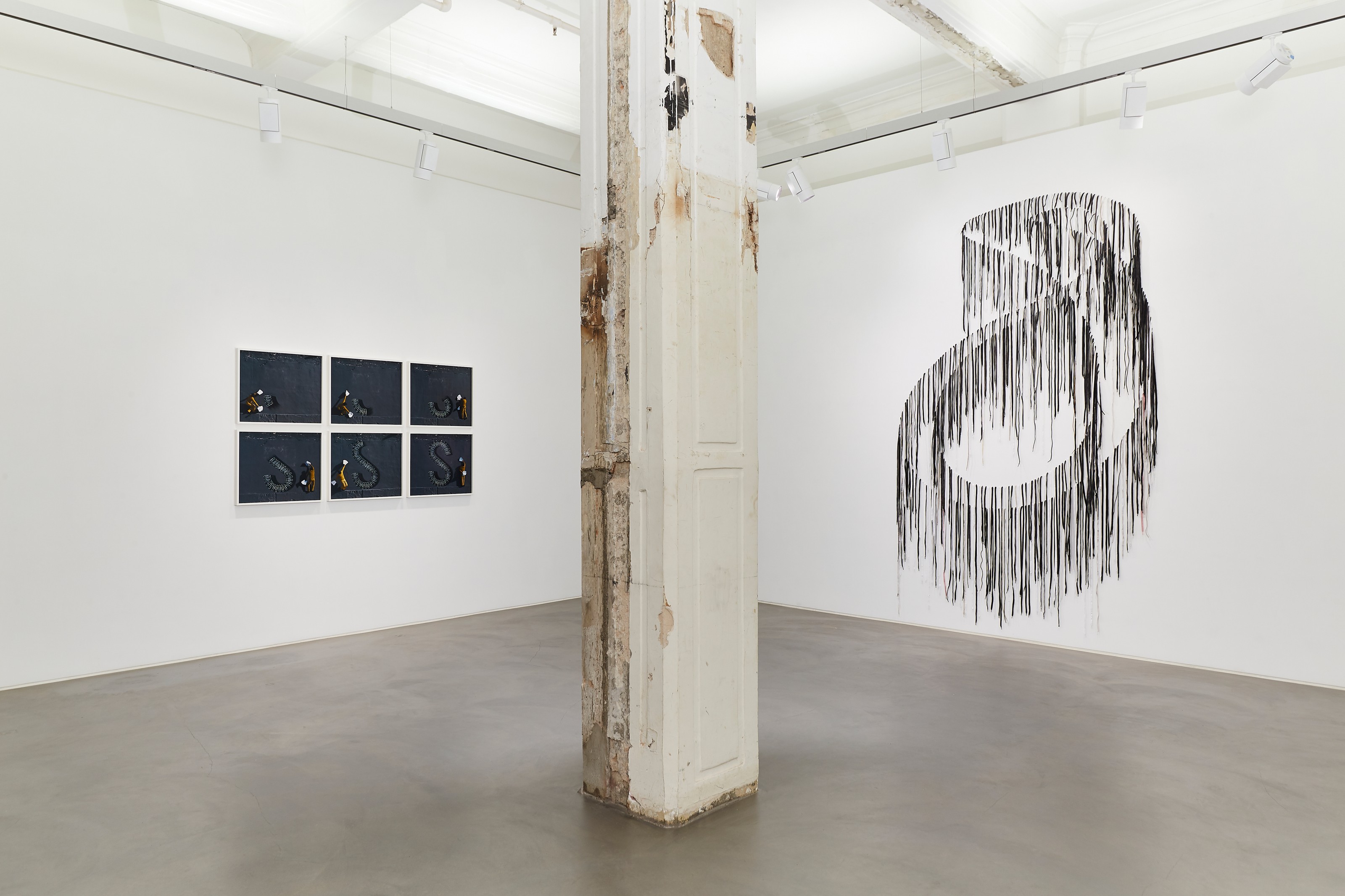 Installation view of Power Wall at Lehmann Maupin Hong Kong
