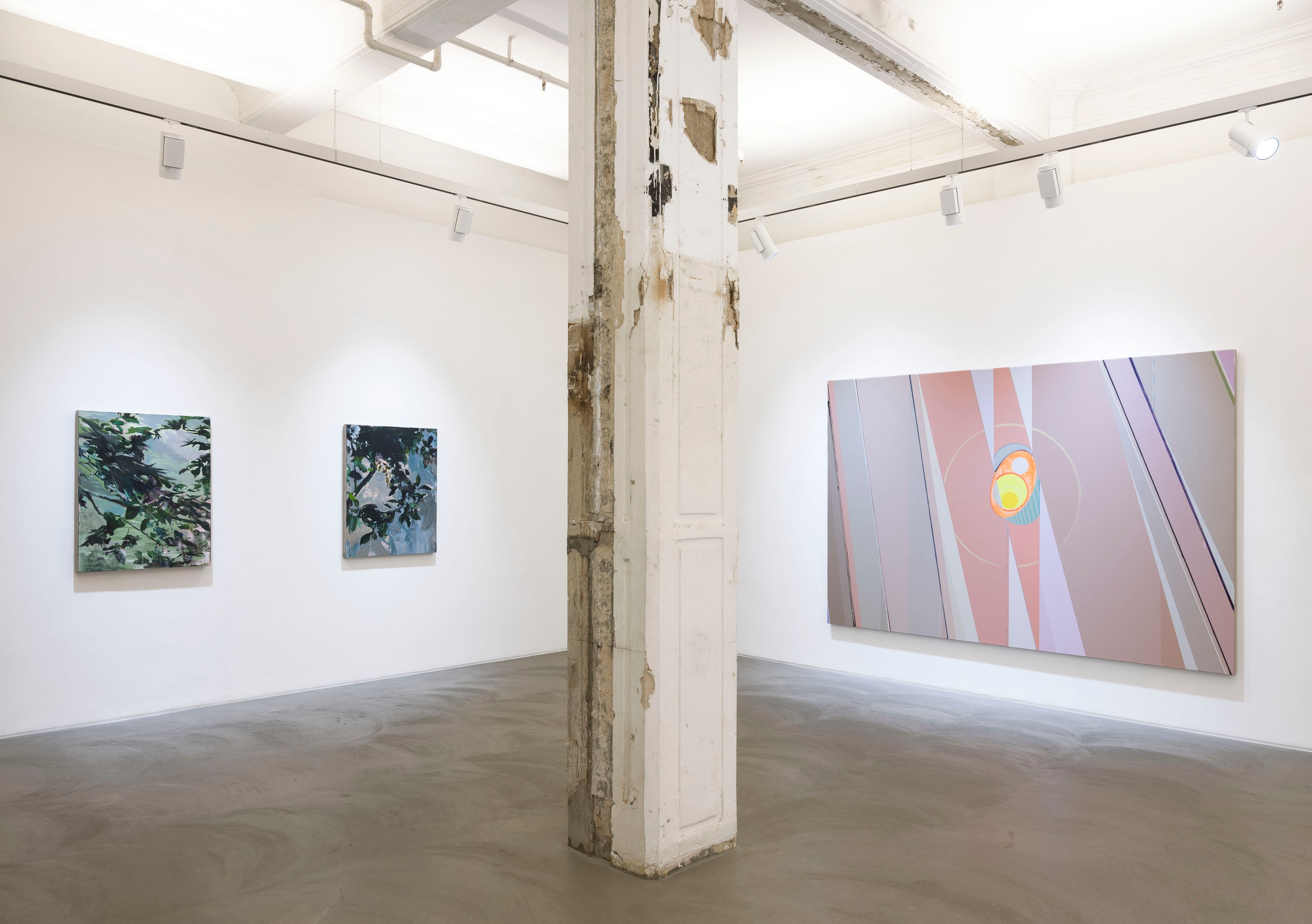 Installation view of Points of Departure at Lehmann Maupin Hong Kong