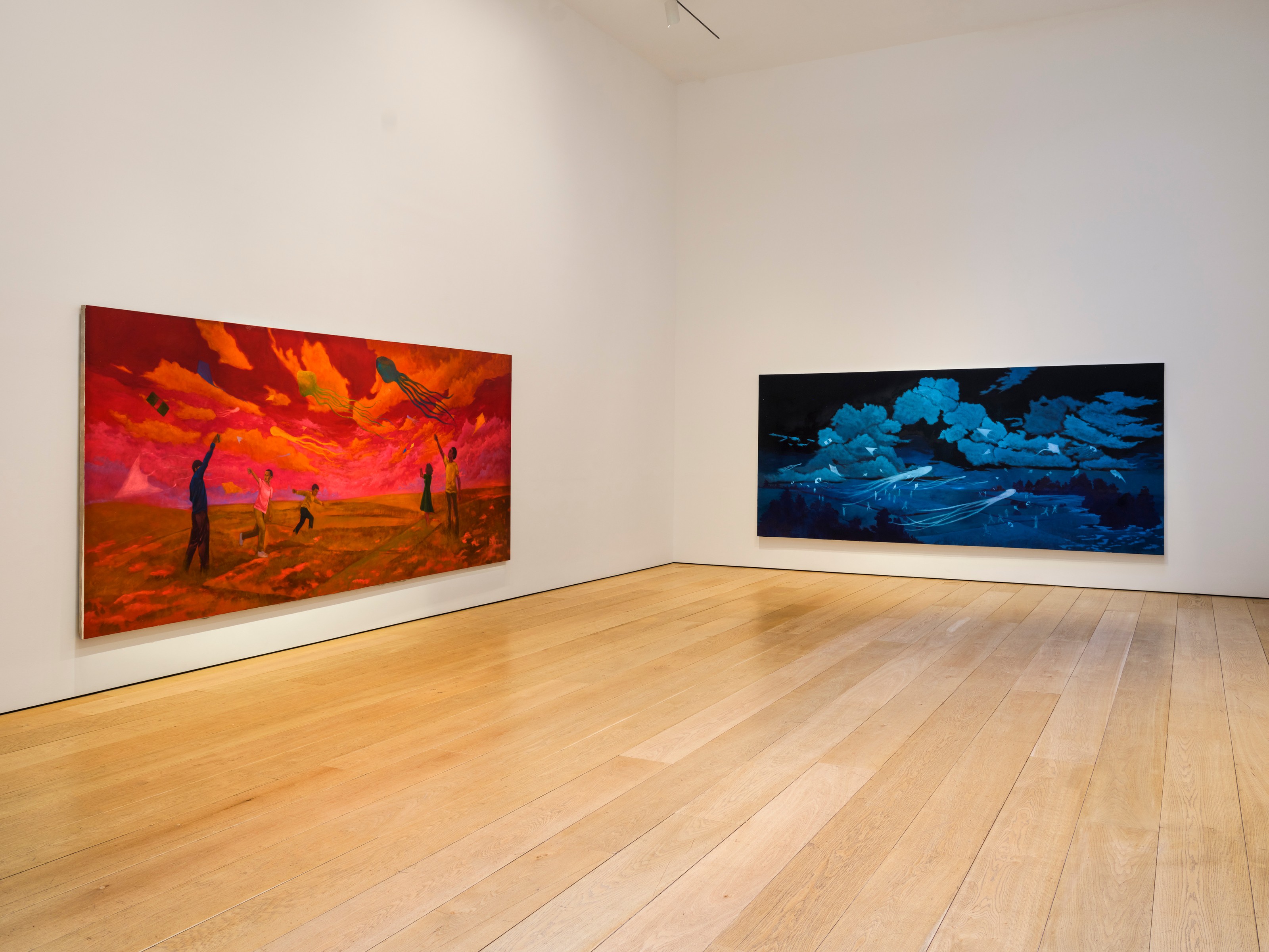 Installation view of Dominic Chambers at Lehmann Maupin New York