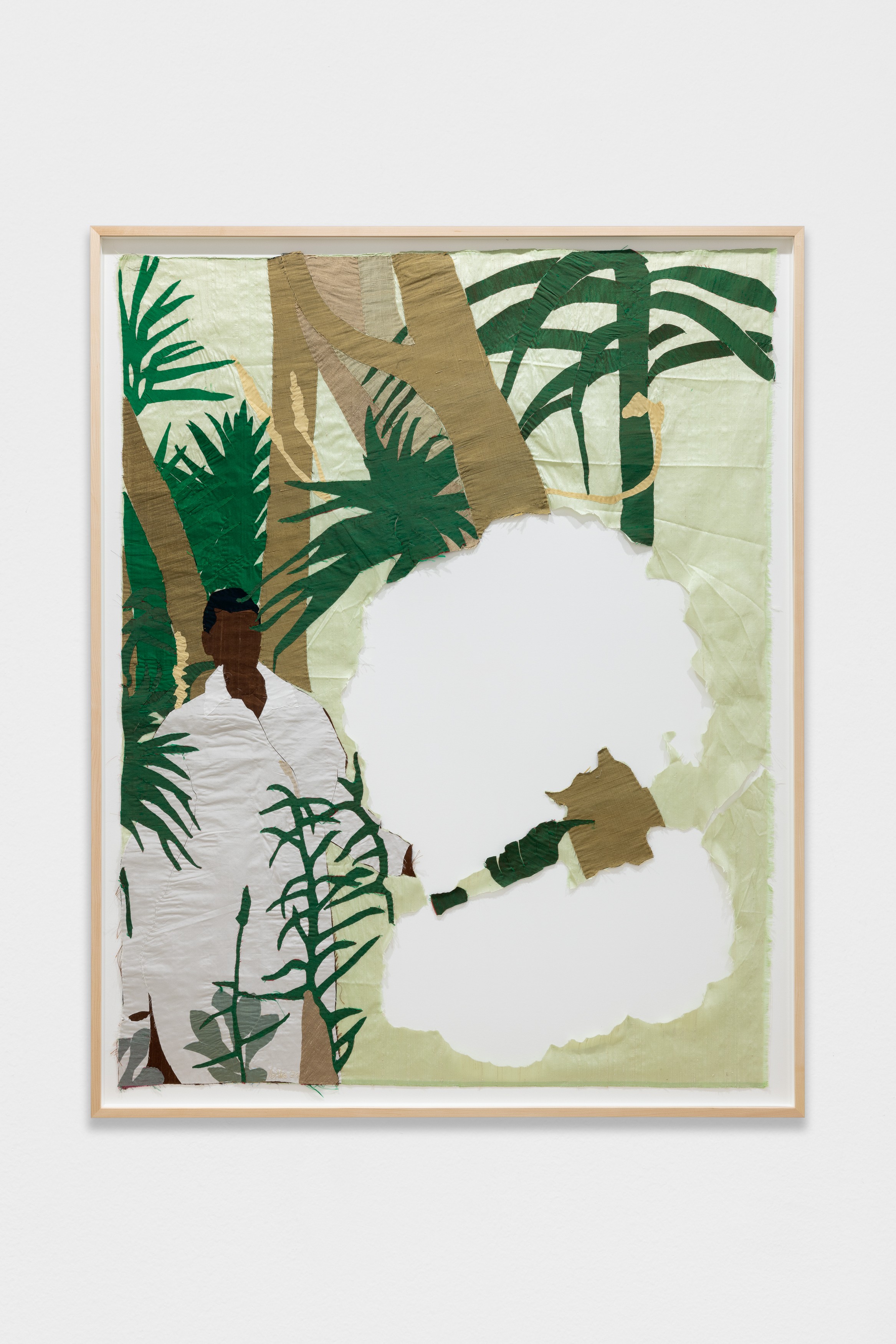 Wall work by Billie Zangewa