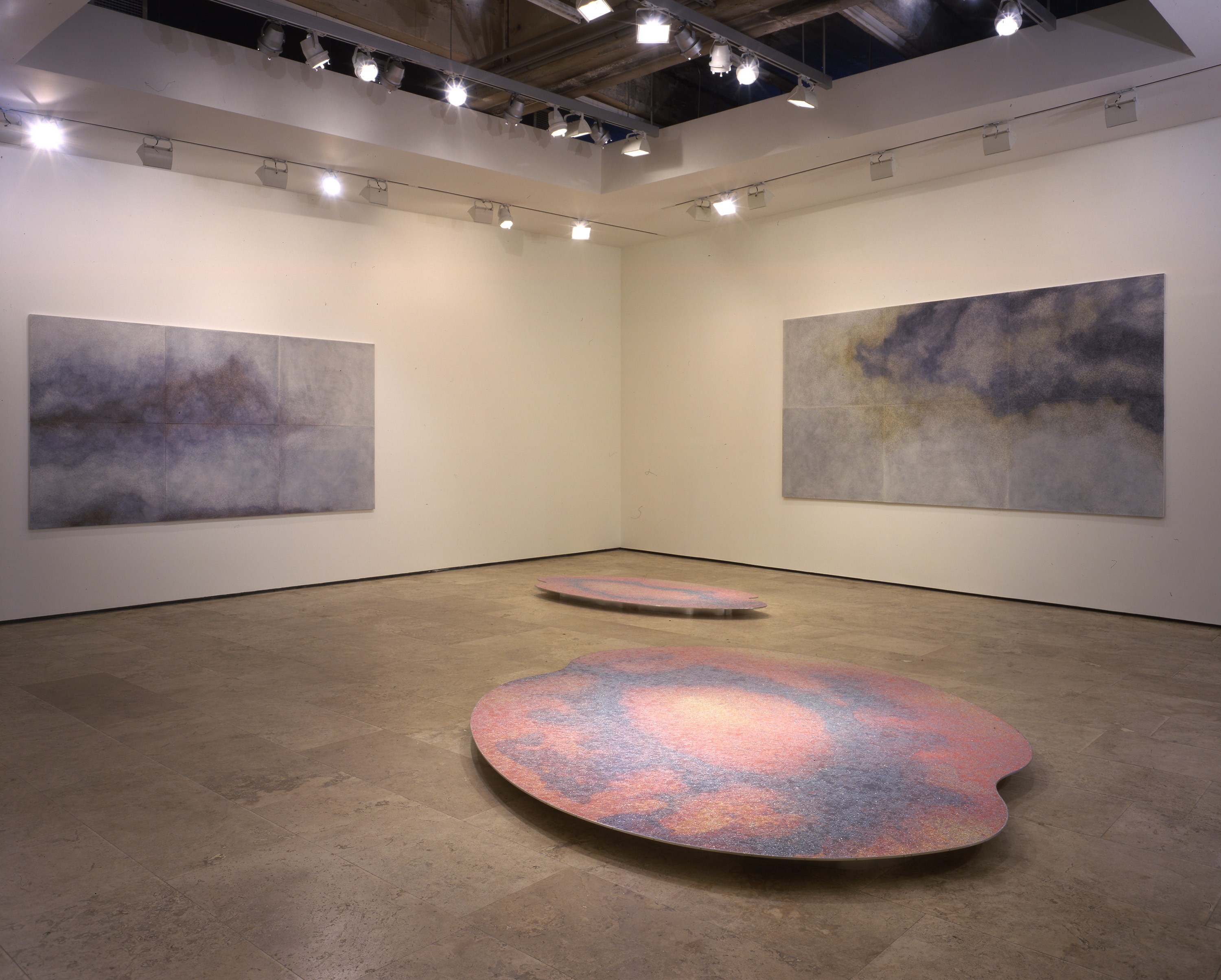 Installation view of Teresita Fernández at Lehmann Maupin New York