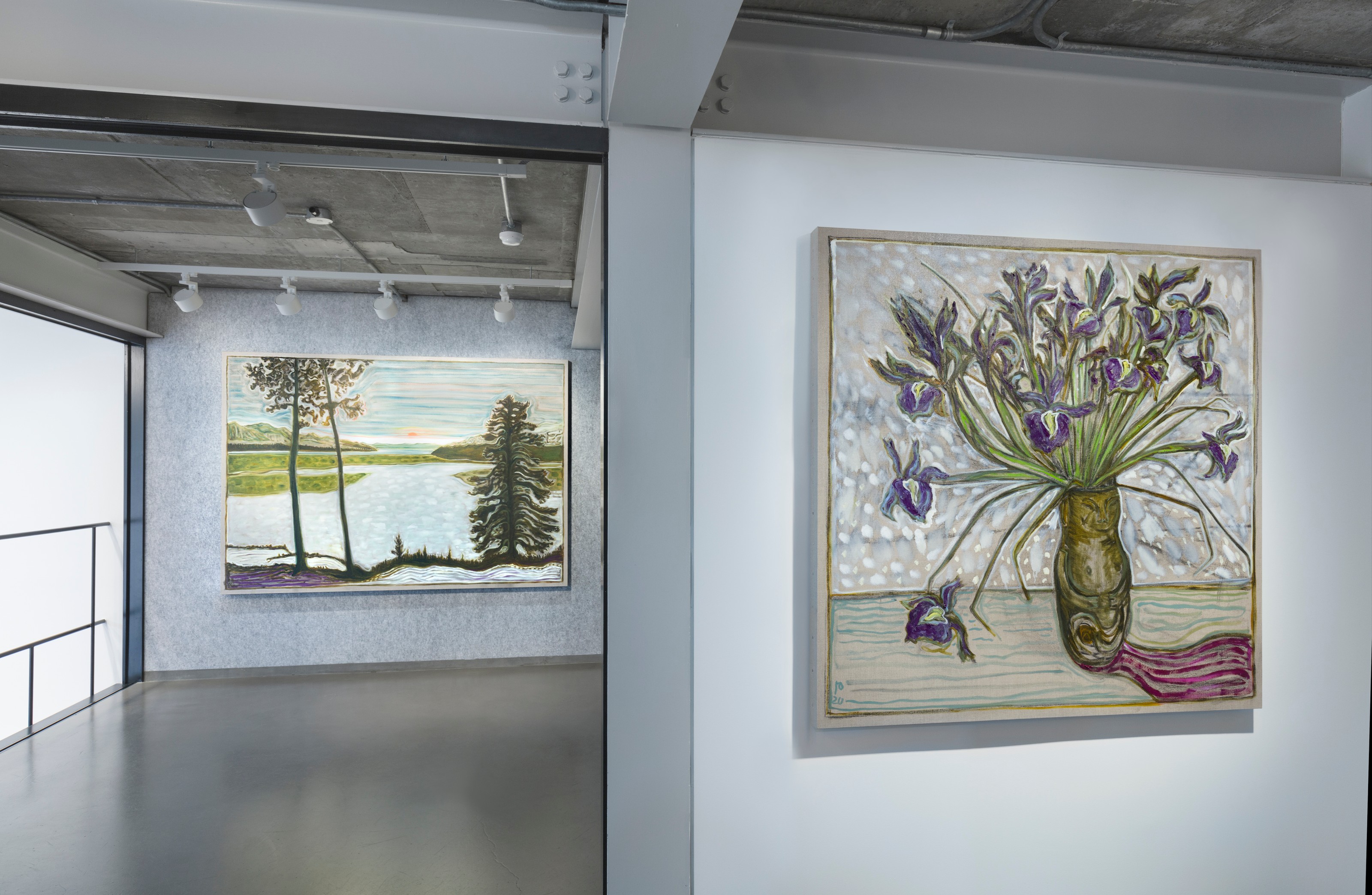 Installation view of Billy Childish at Lehmann Maupin Seoul