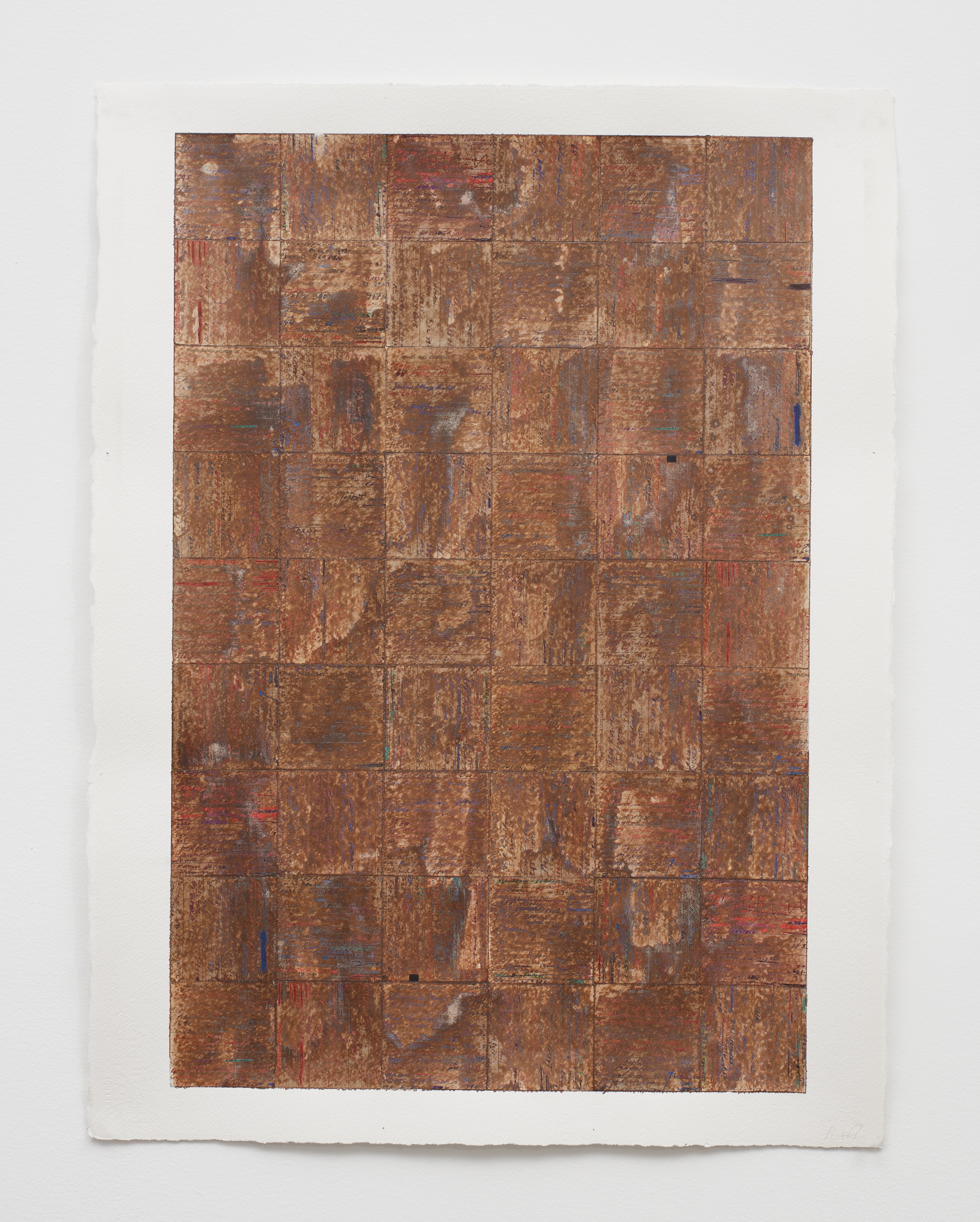 Work on paper by McArthur Binion