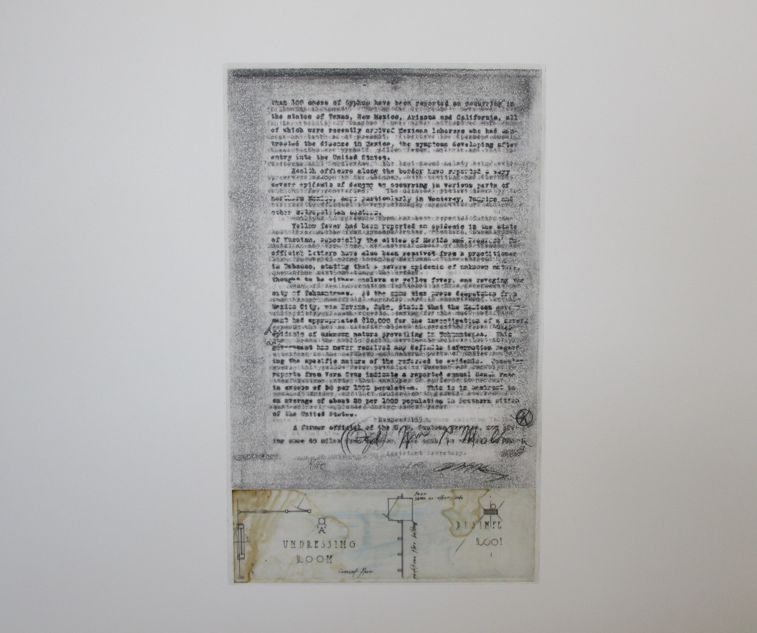 Wall work by Adriana Corral