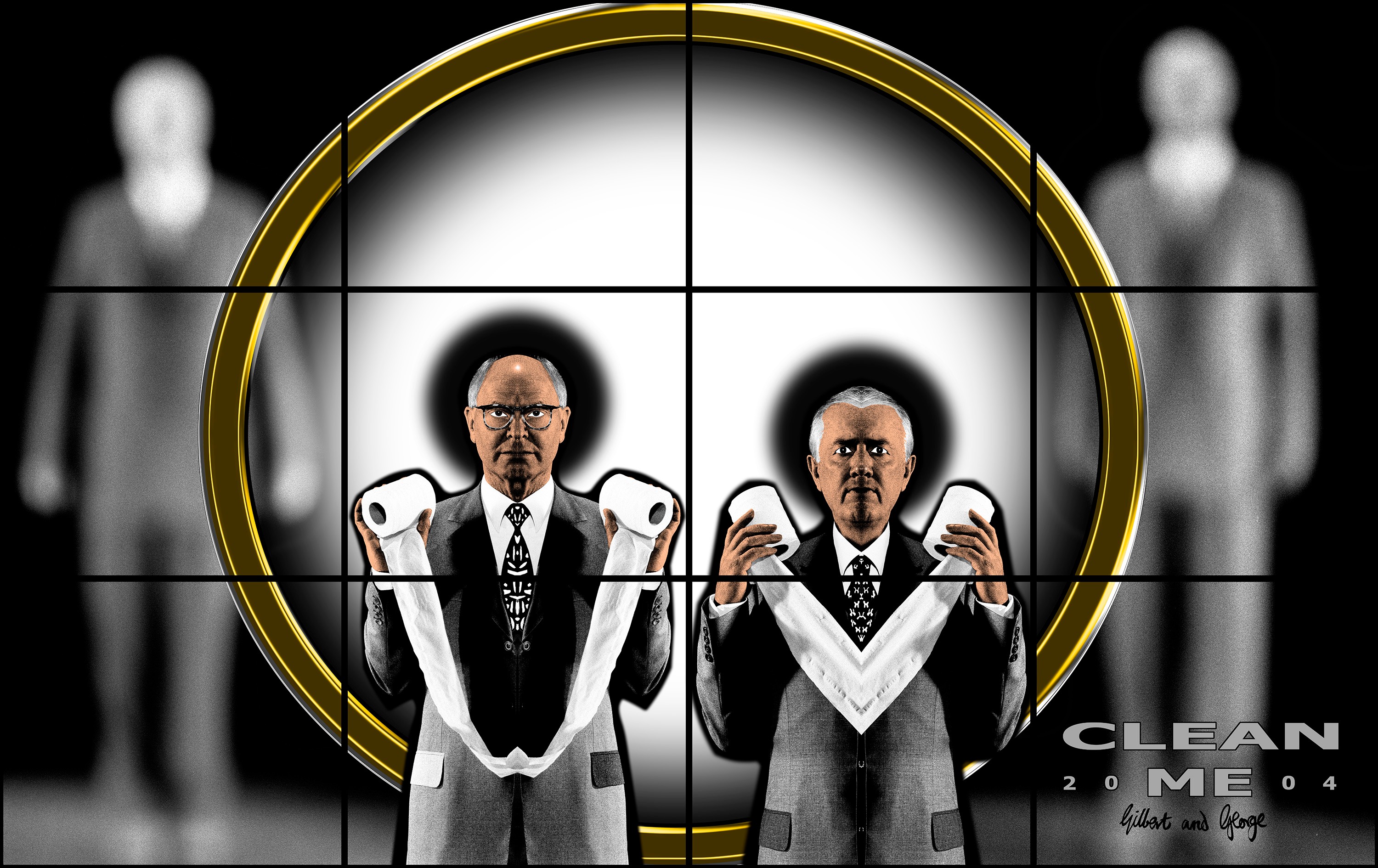 Wall work by Gilbert & George