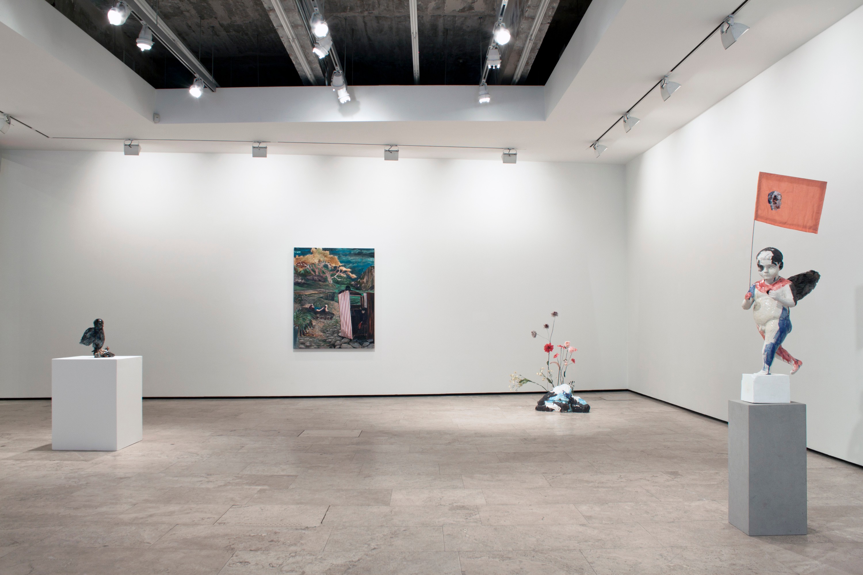 Installation of Summer Show at Lehmann Maupin New York