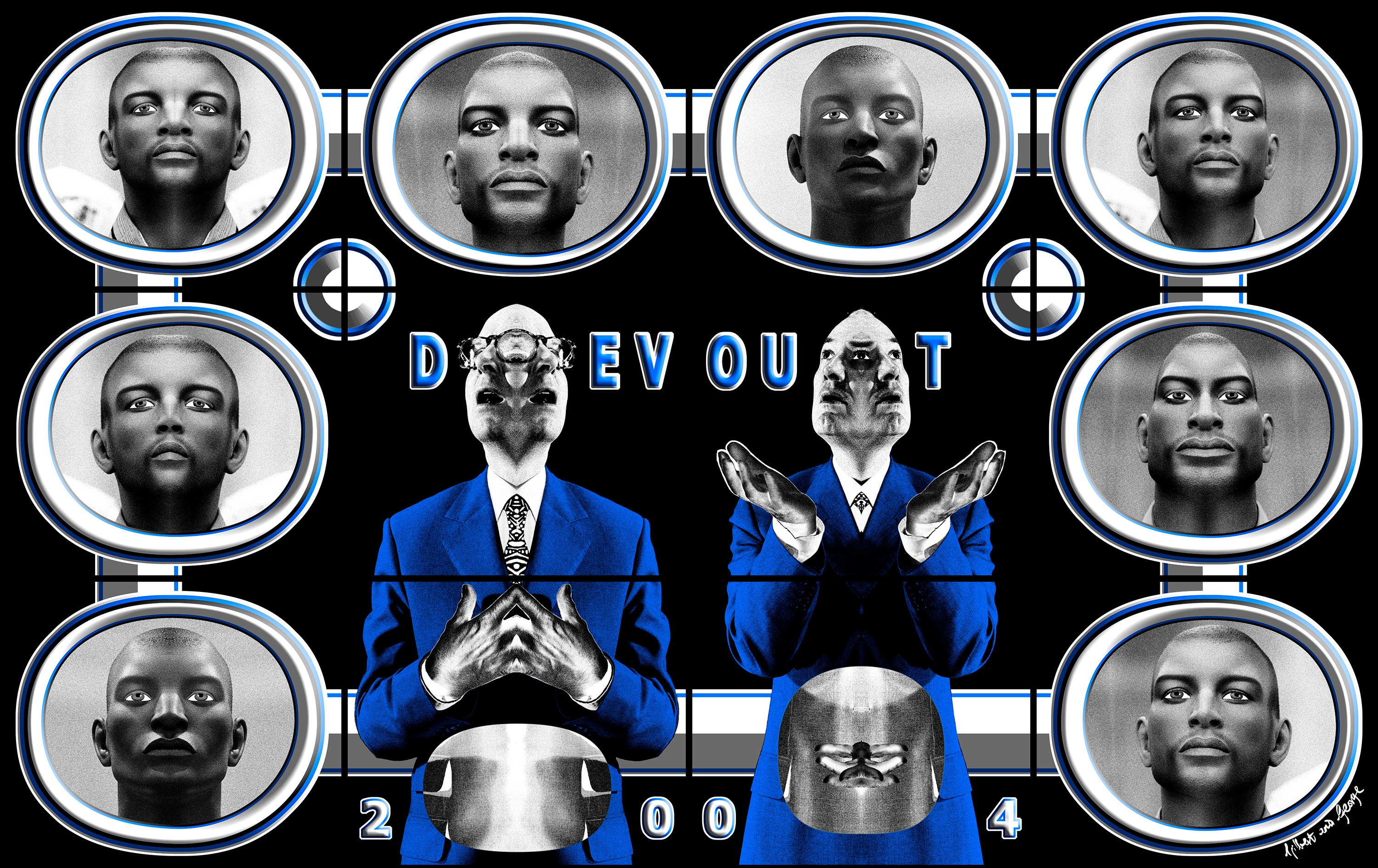Wall work by Gilbert & George