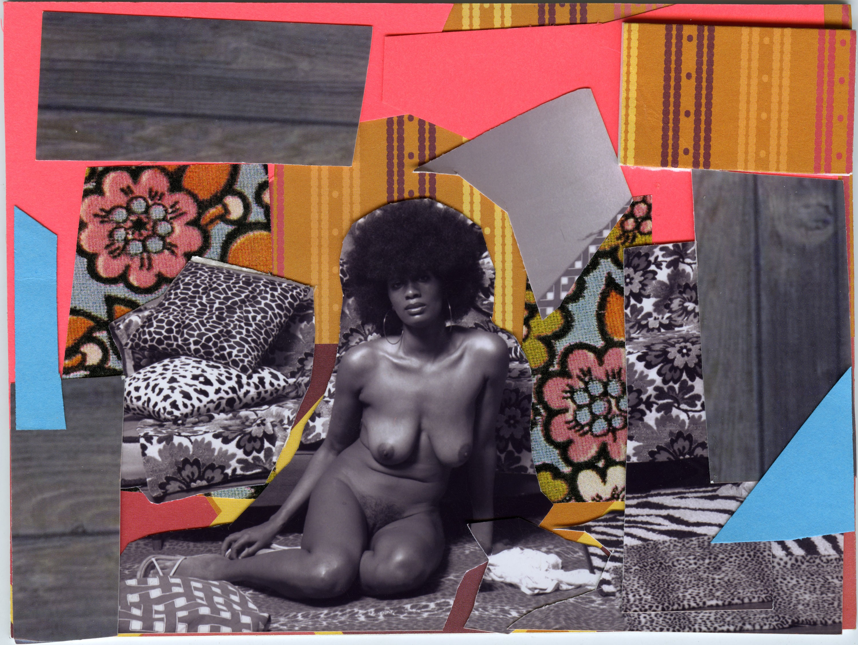 Collage by Mickalene Thomas