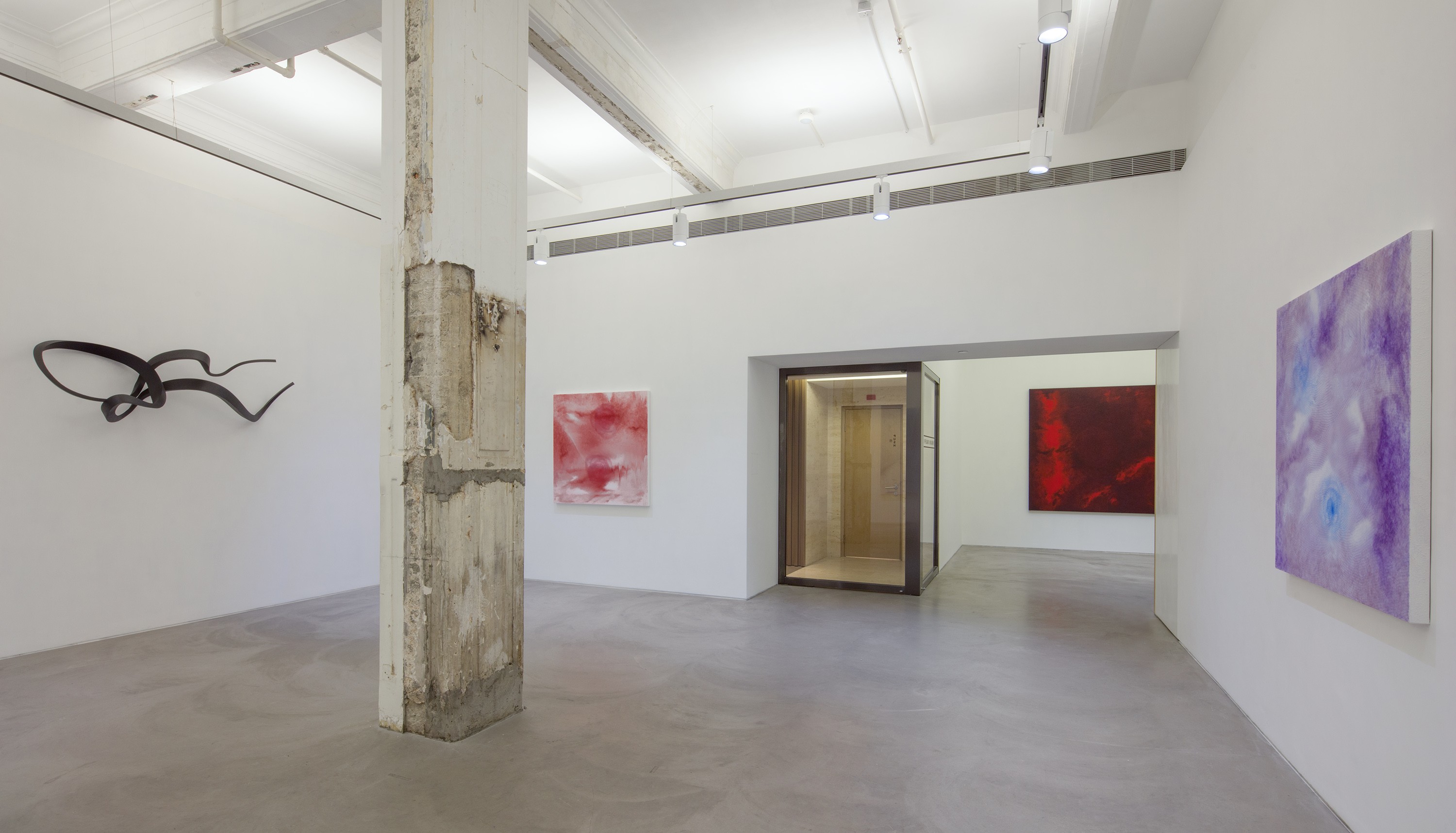 Installation view of Shirazeh Houshiary at Lehmann Maupin Hong Kong
