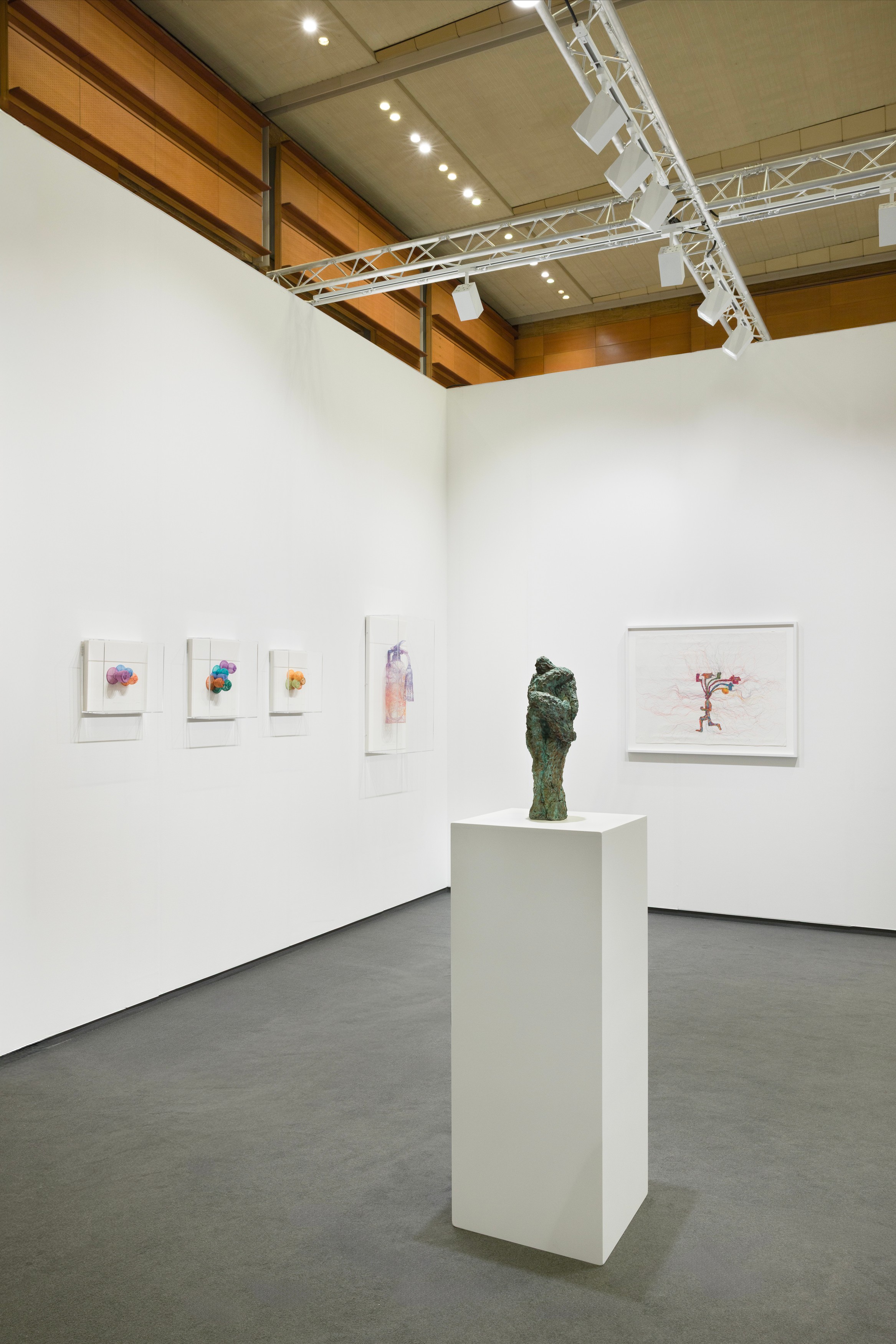 Installation view of Lehmann Maupin, Stand C11 at Frieze Seoul