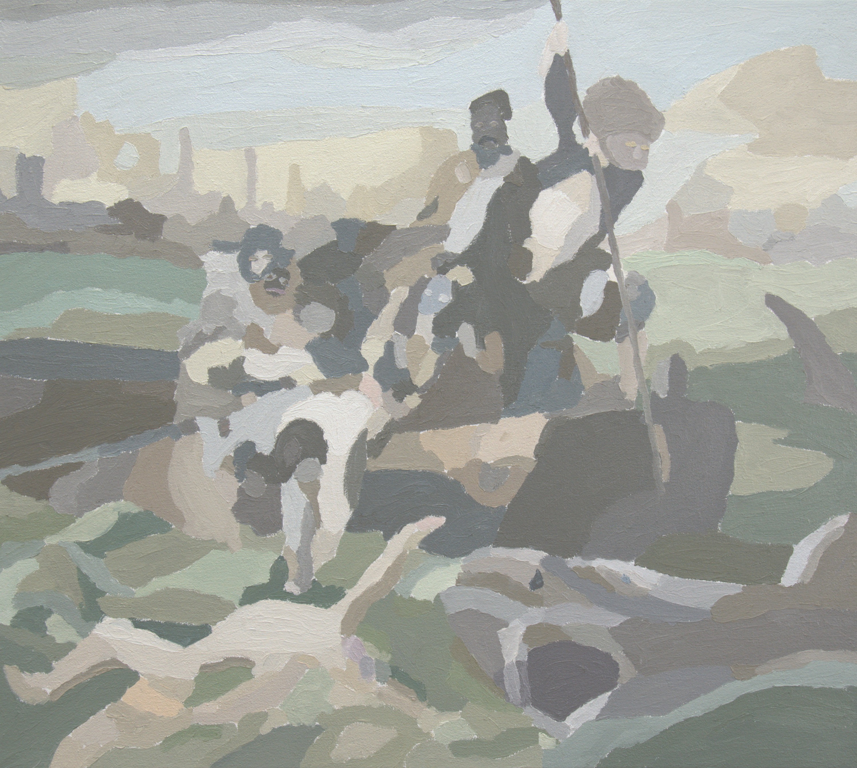 Painting by Max Galyon