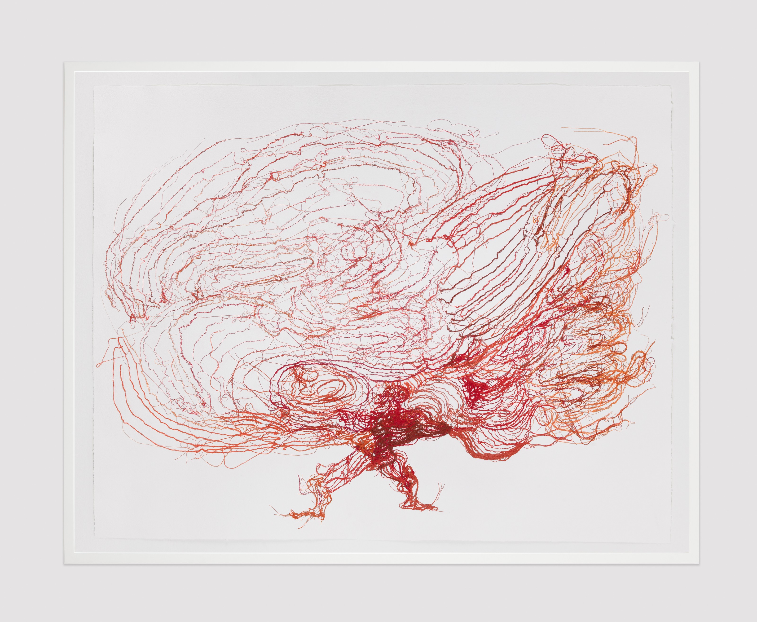 Thread drawing by Do Ho Suh