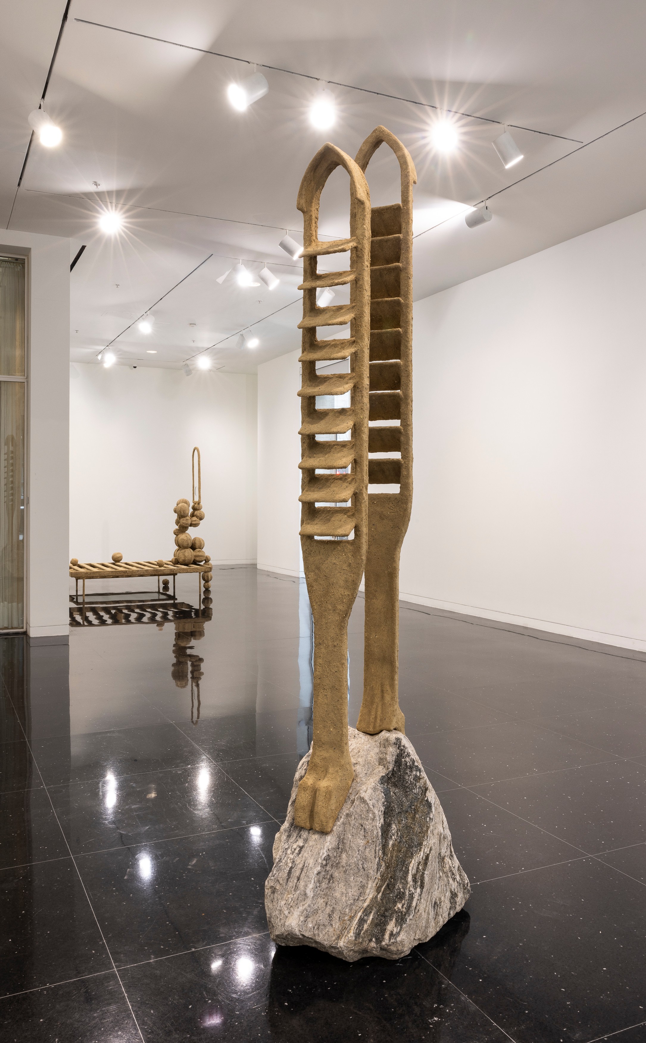 Installation view of Into Your Arm's Length at The Arts Club of Chicago