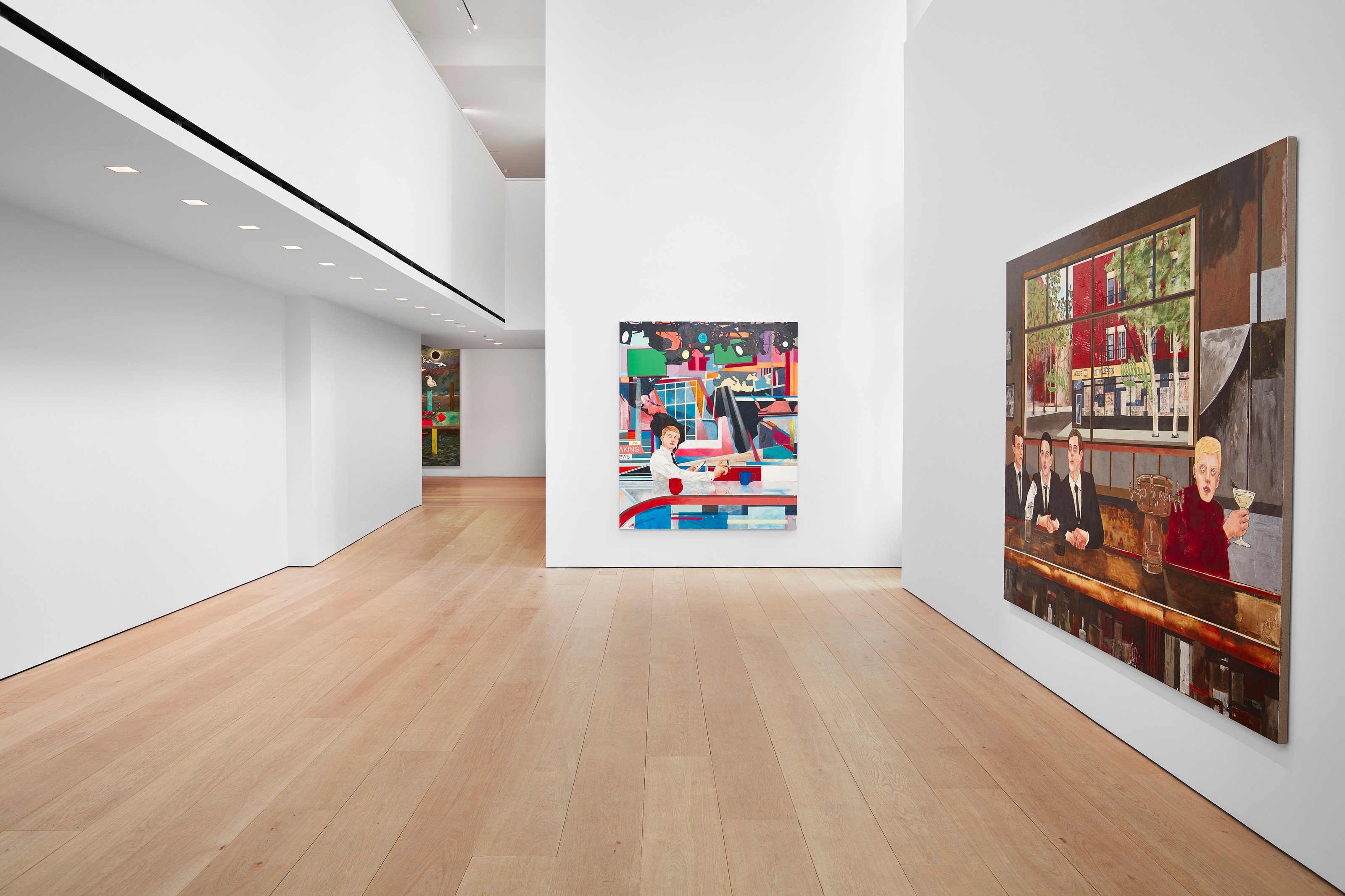 Installation view of Hernan Bas at Lehmann Maupin New York