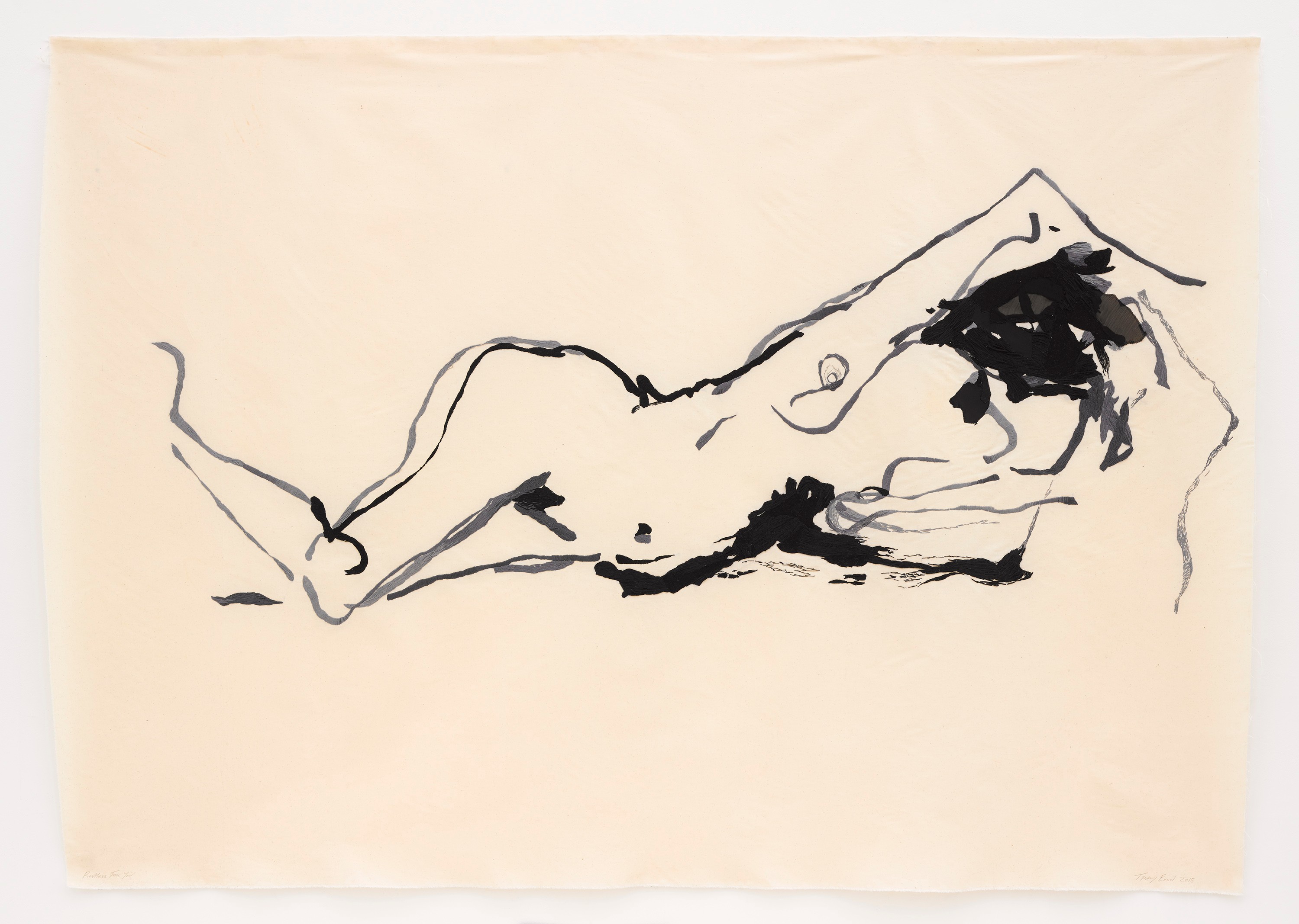 Embroidery by Tracey Emin
