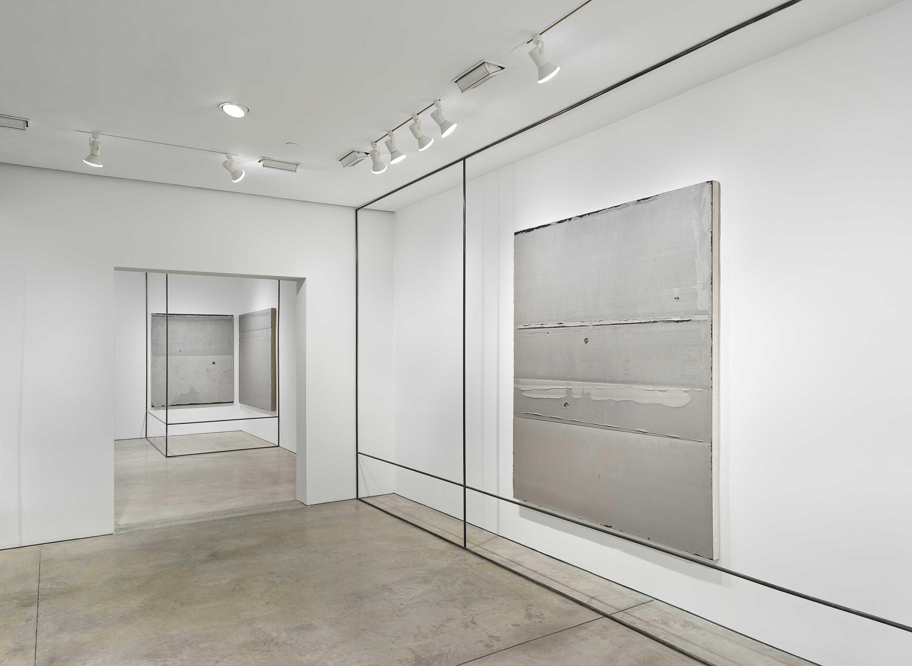 Installation view of Liu Wei at Lehmann Maupin New York