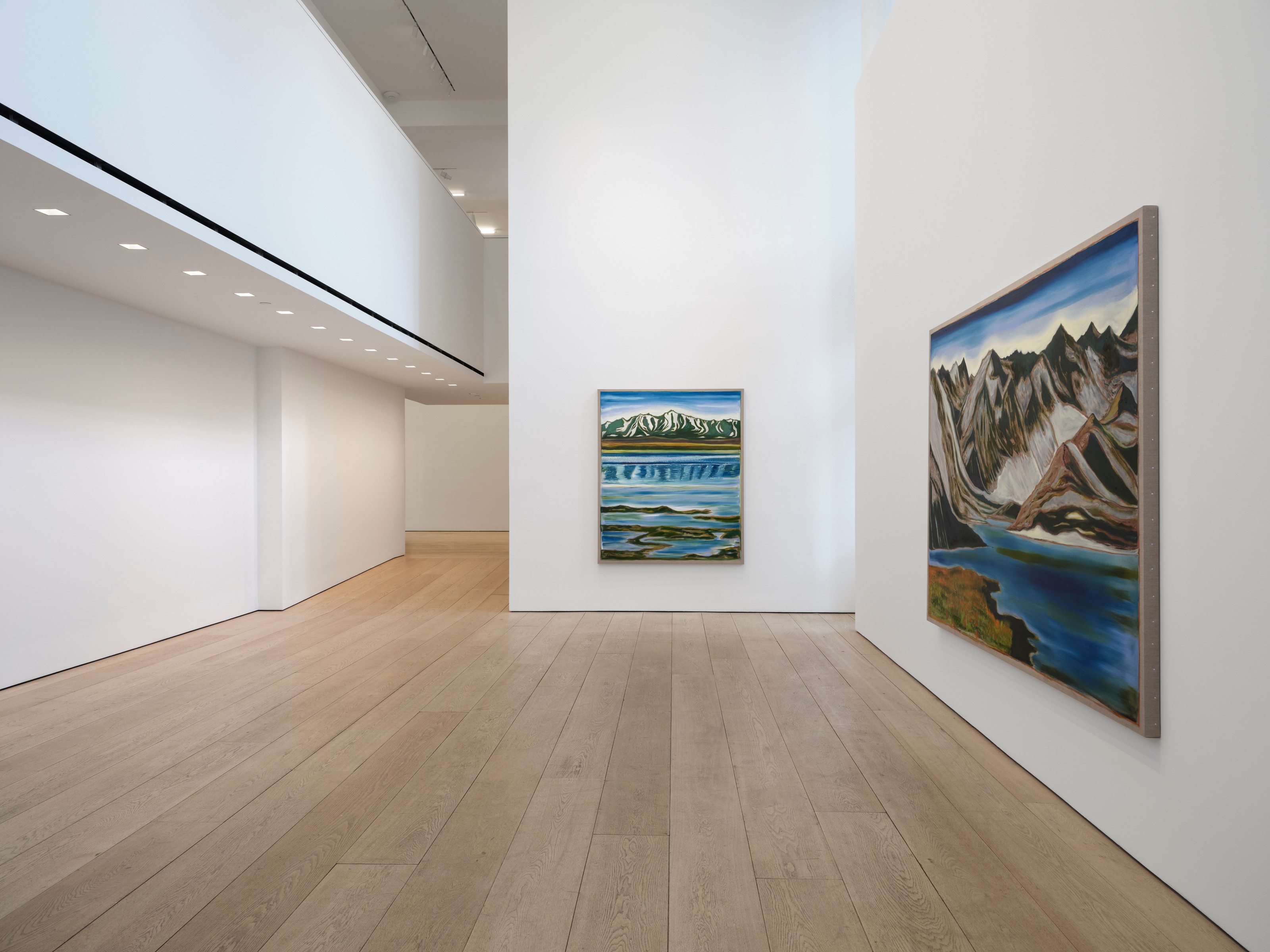 Installation view of Billy Childish at Lehmann Maupin New York