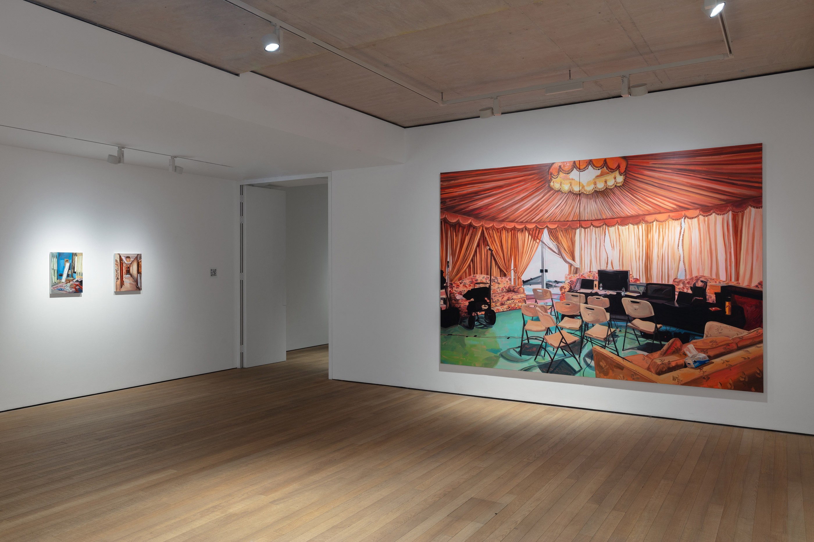 Installation view of Anna Freeman Bentley at Lehmann Maupin London