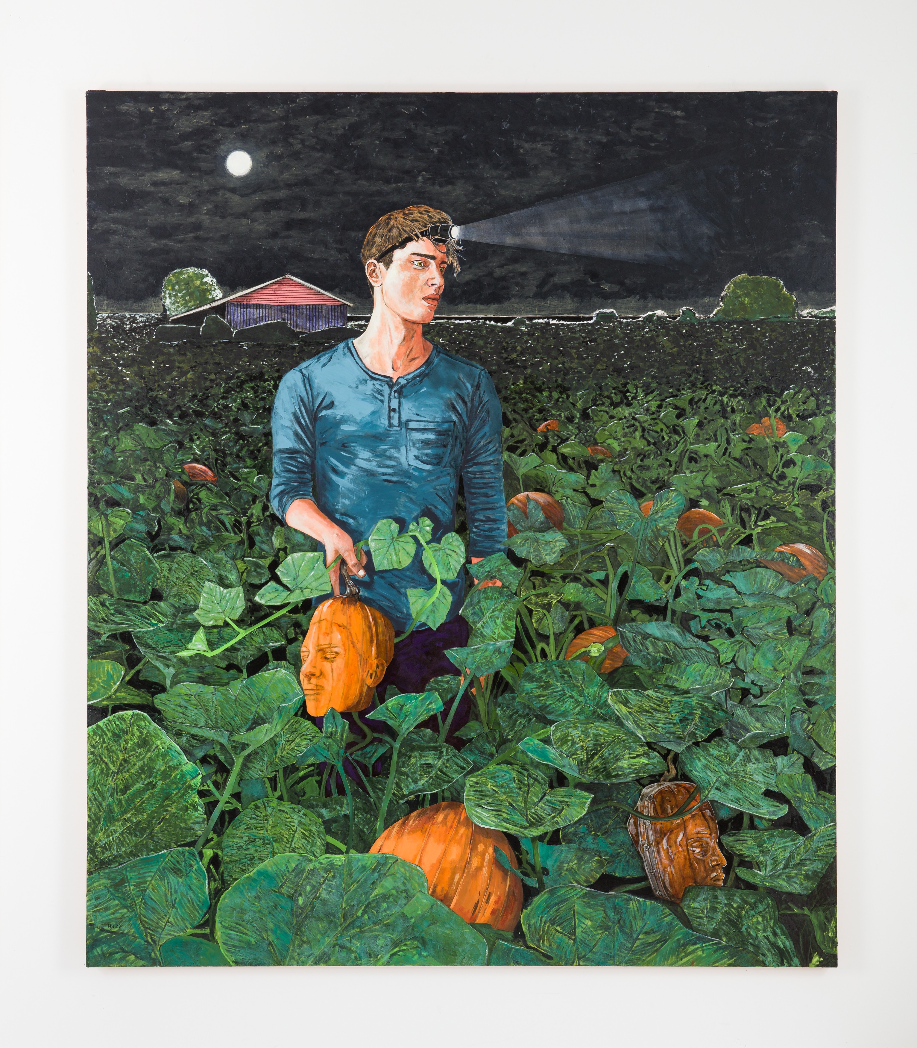 Painting by Hernan Bas