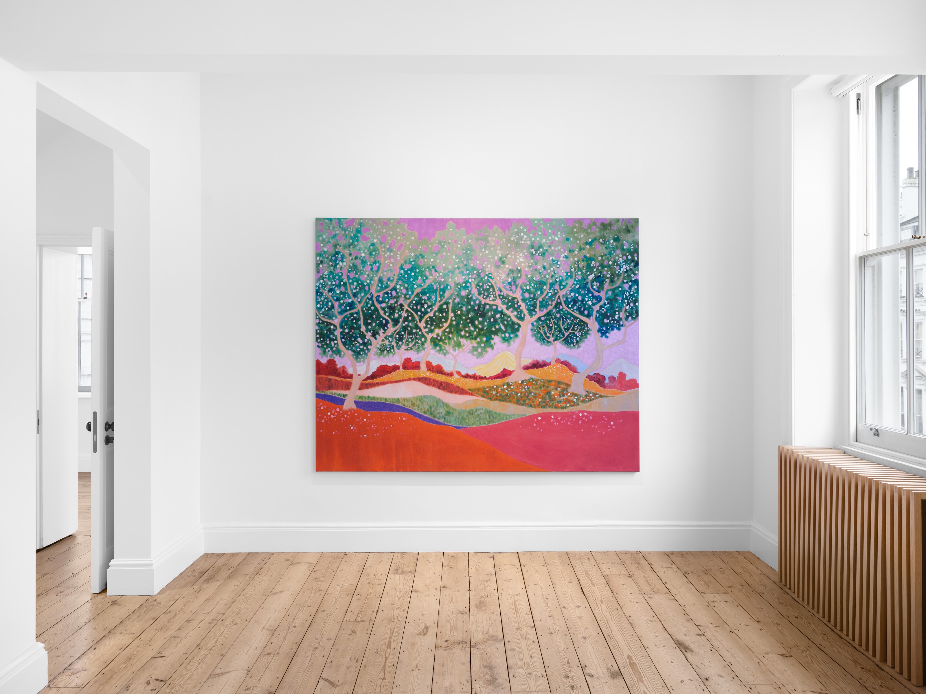 Installation view of Freya Douglas-Morris at Lehmann Maupin London
