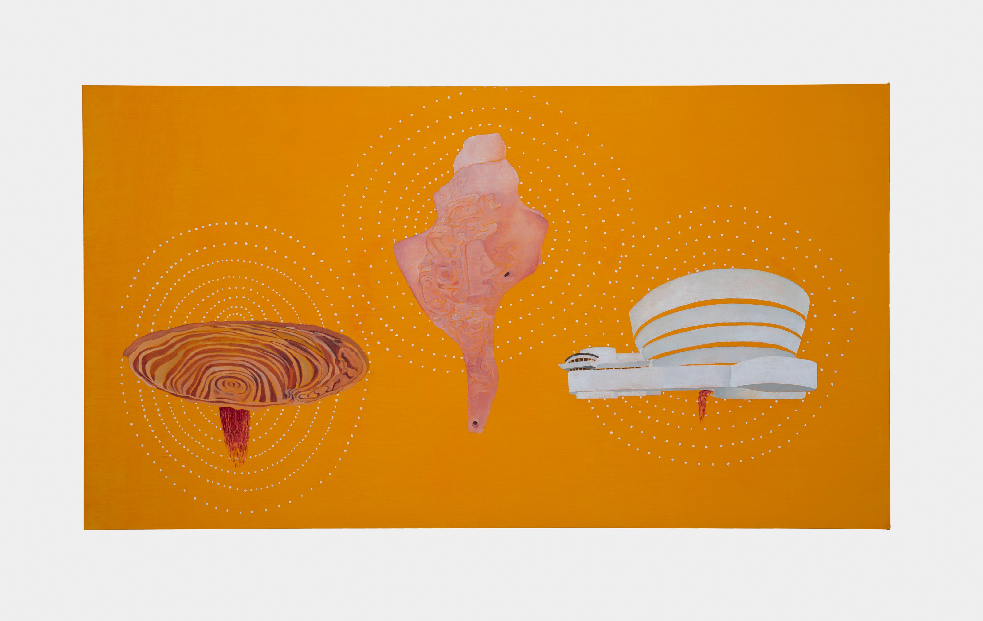 Painting by Cecilia Vicuña