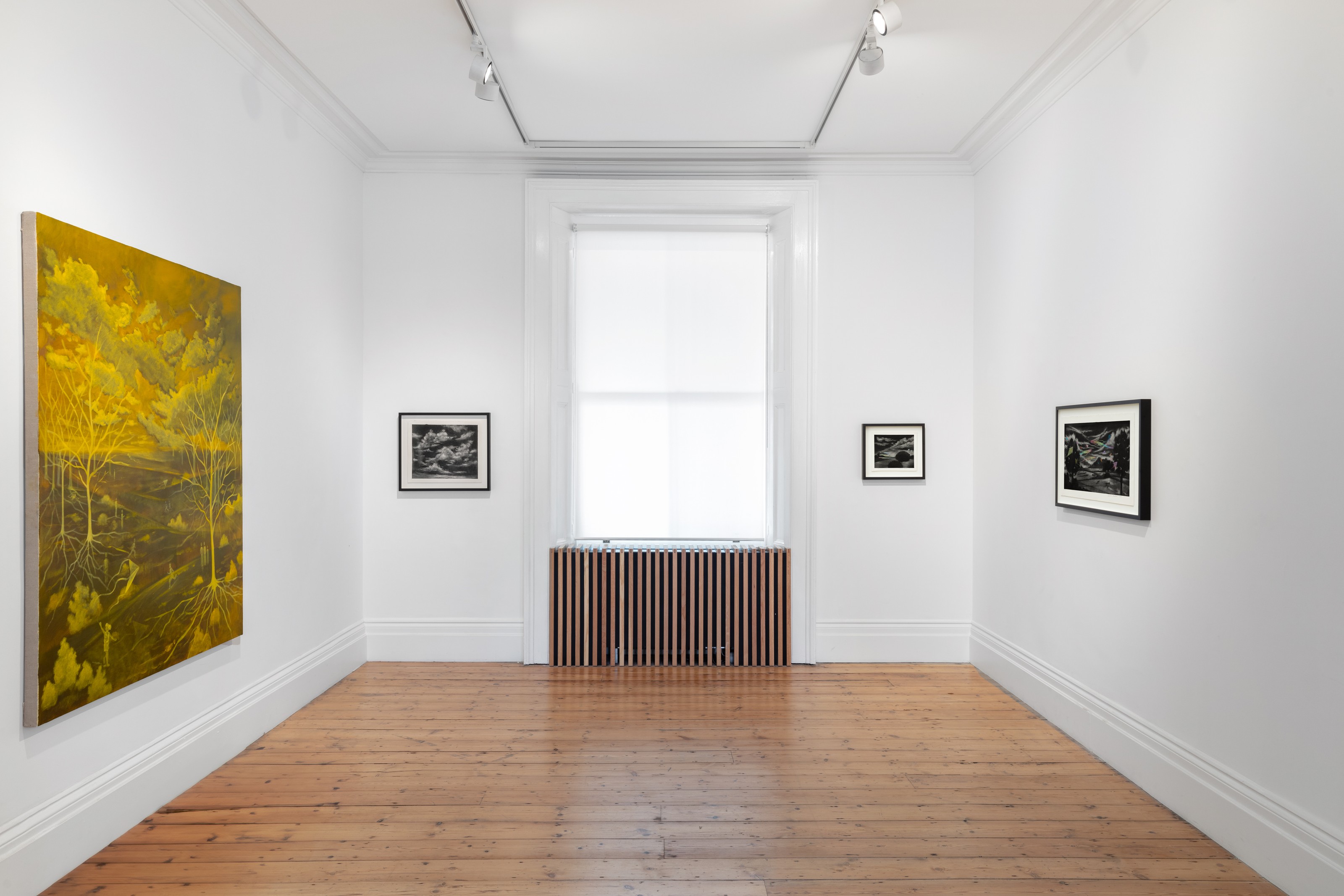 Installation view of Dominic Chambers at Lehmann Maupin London