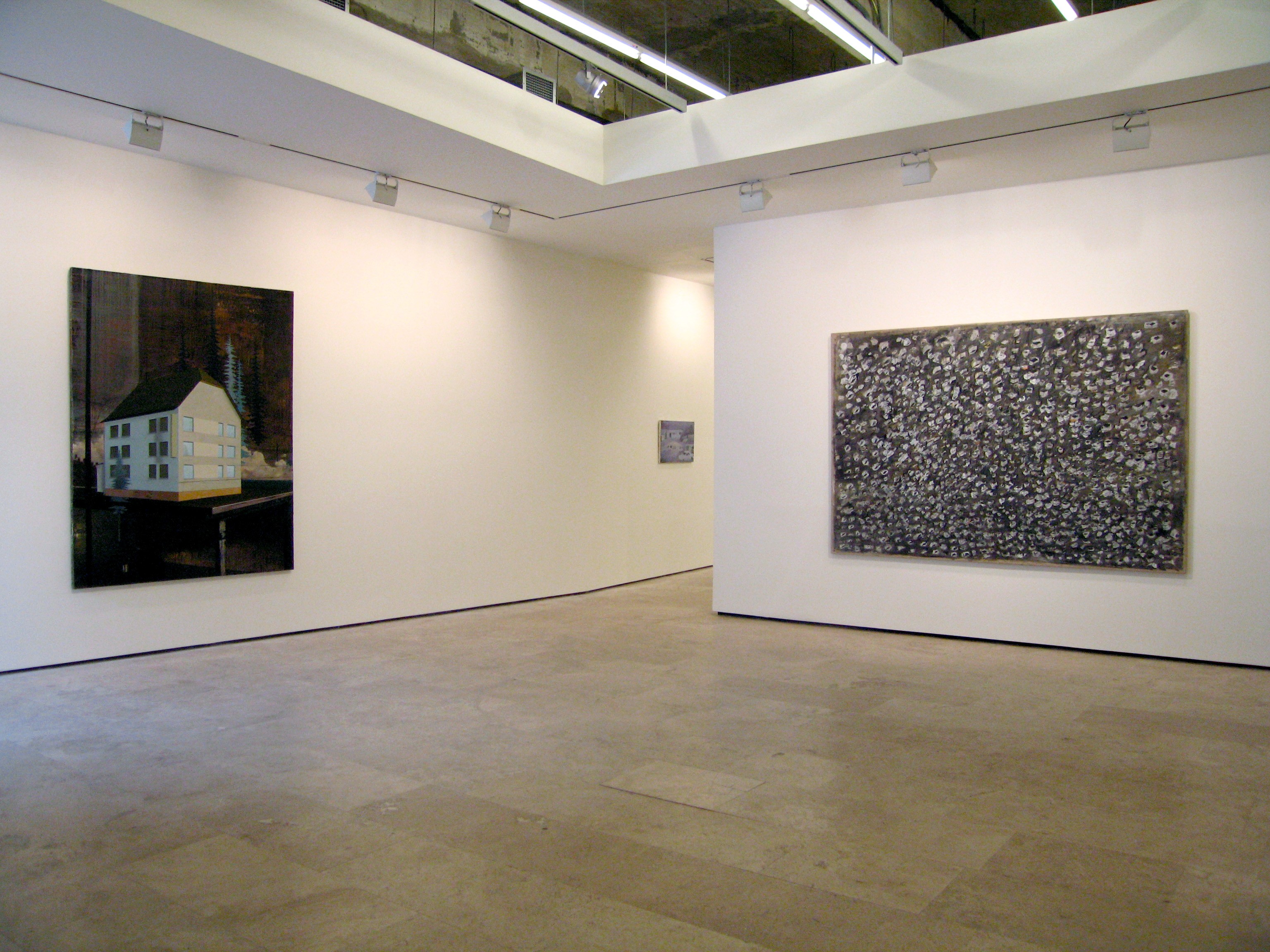 Installation view of Fresh Paint at Lehmann Maupin New York