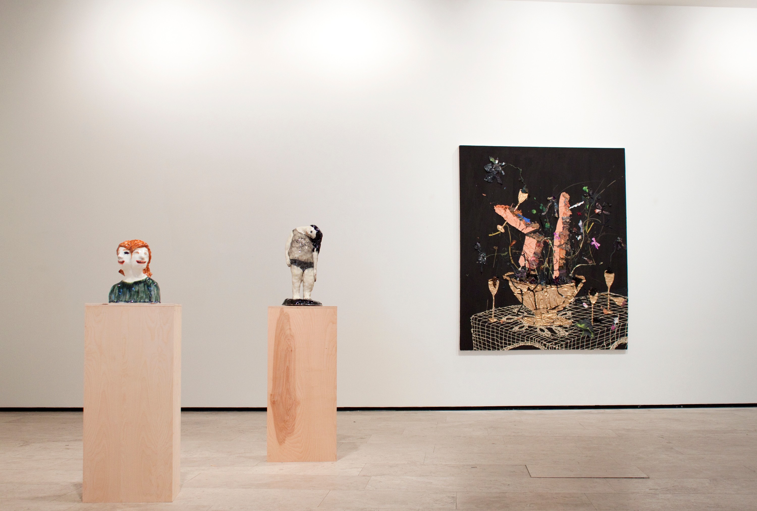 Installation view of Touched at Lehmann Maupin New York