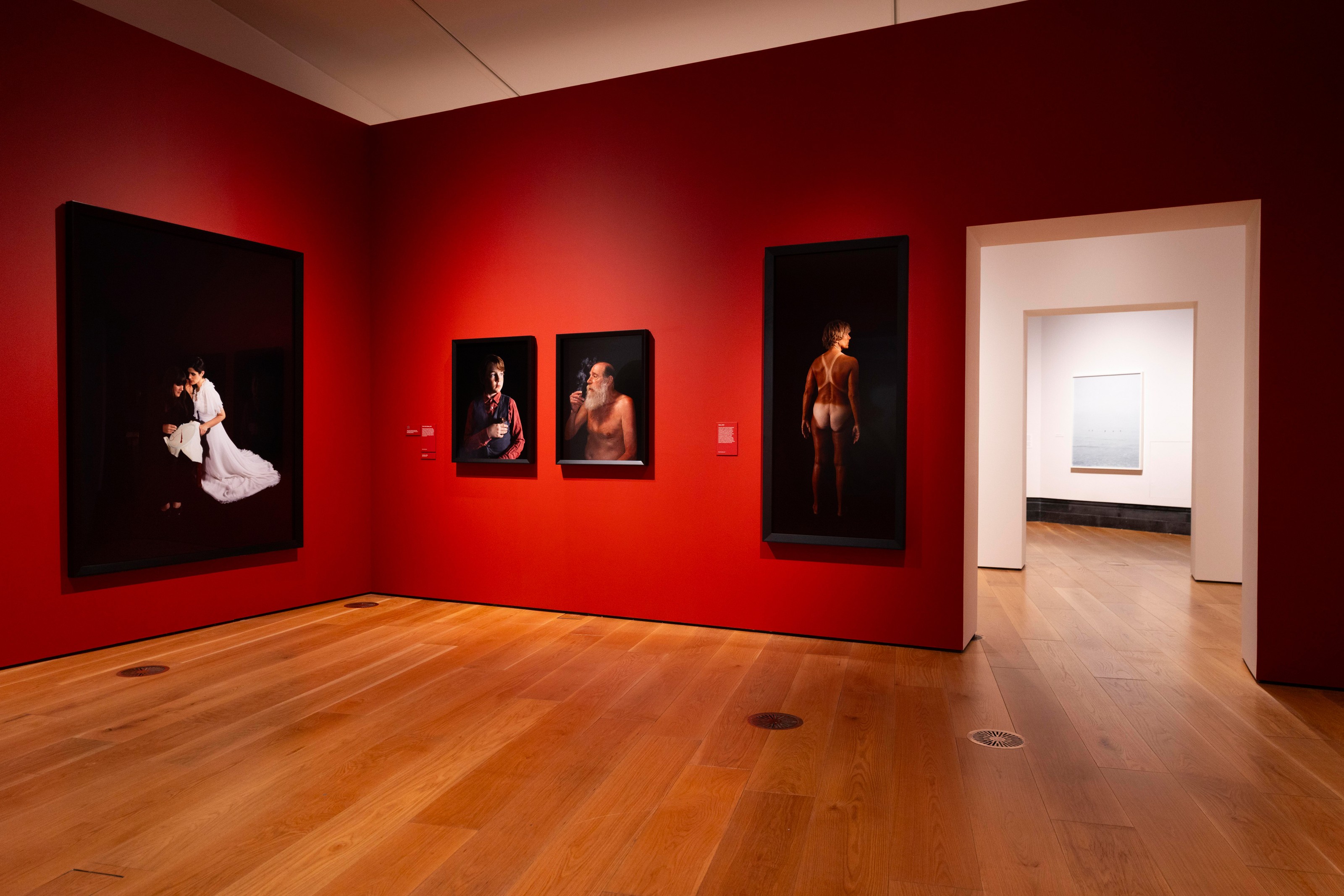Installation view of To Be Seen at National Portrait Gallery