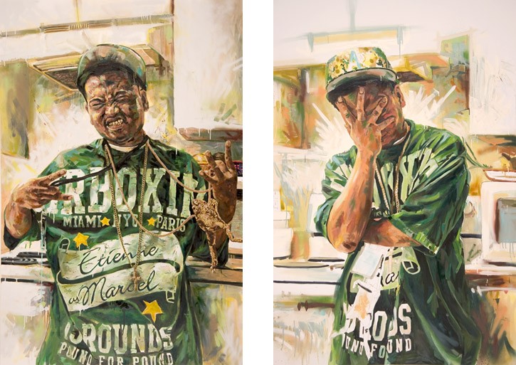 Painting by Michael Vasquez