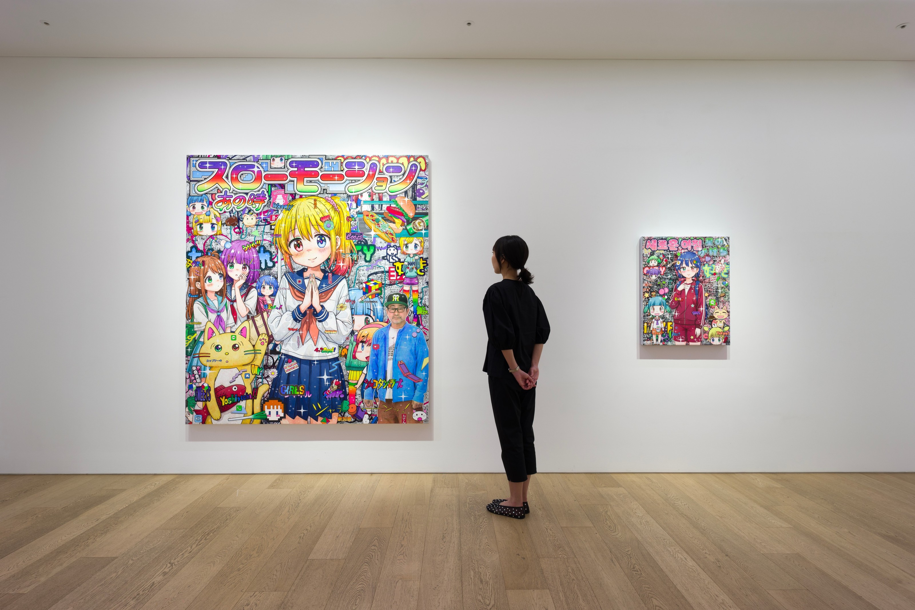 Installation view of What the Season Left Behind. Hm? The Sky's Clearing Up. at Lehmann Maupin Seoul