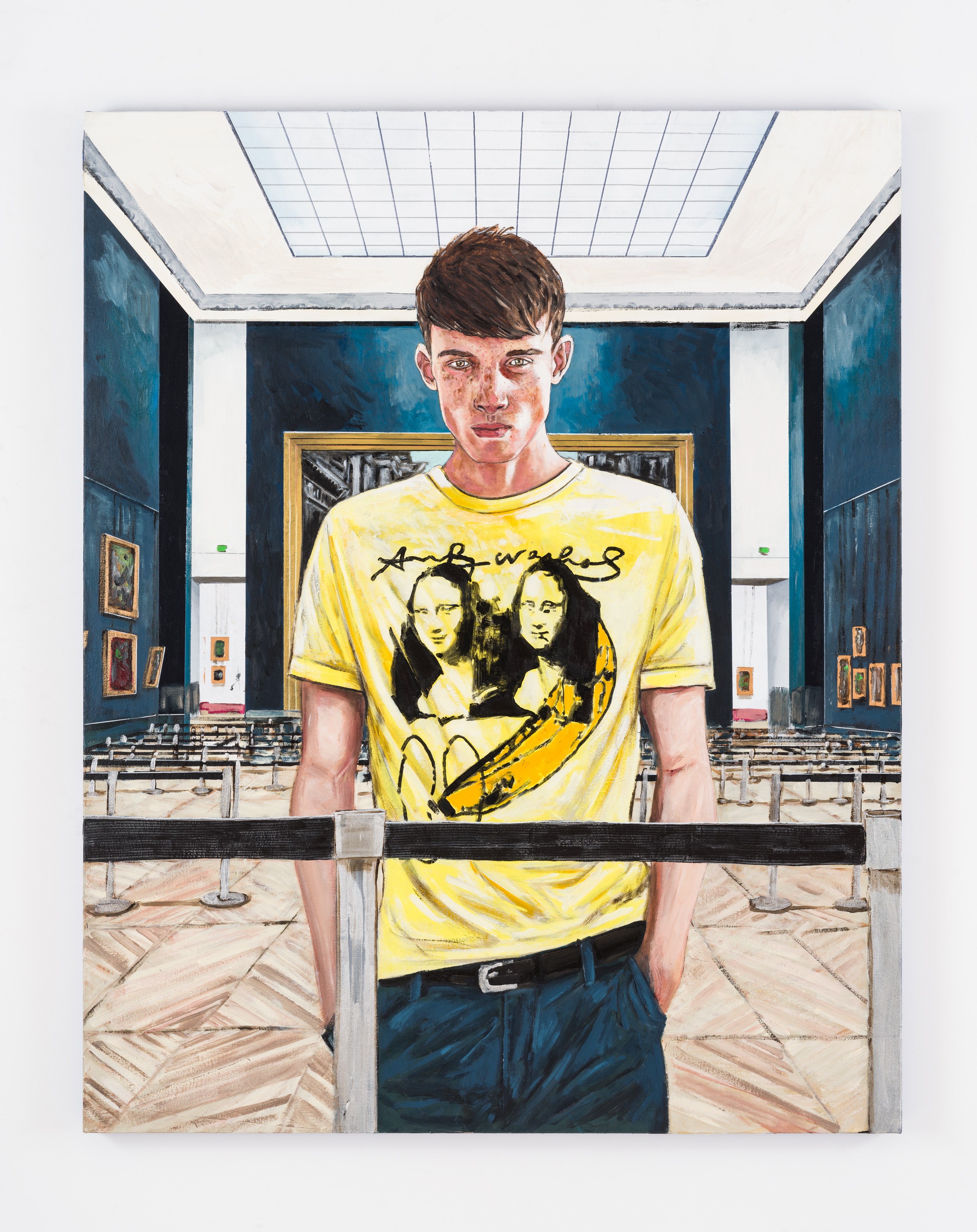 Painting by Hernan Bas