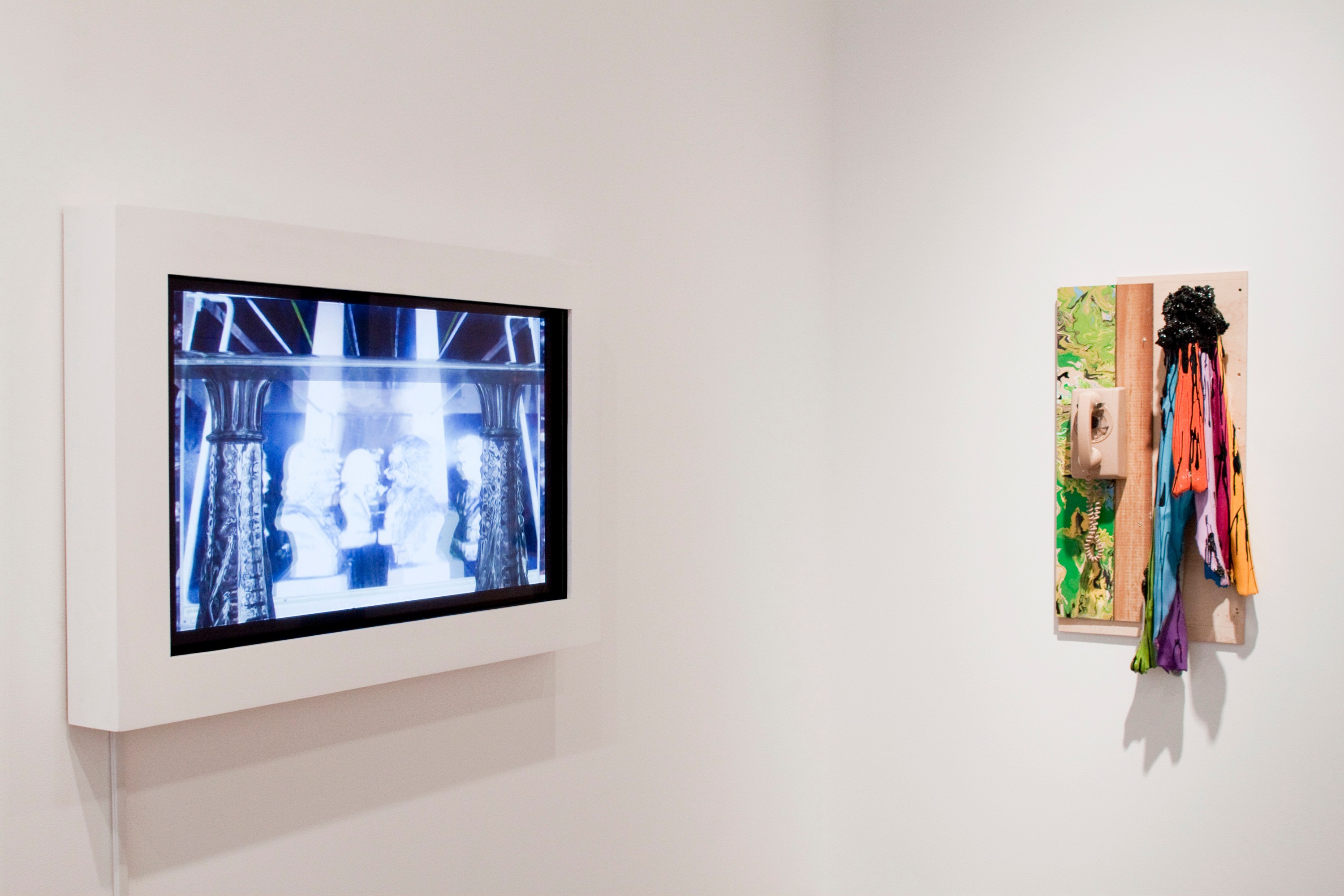 Installation view of LUSH LIFE at Lehmann Maupin New York