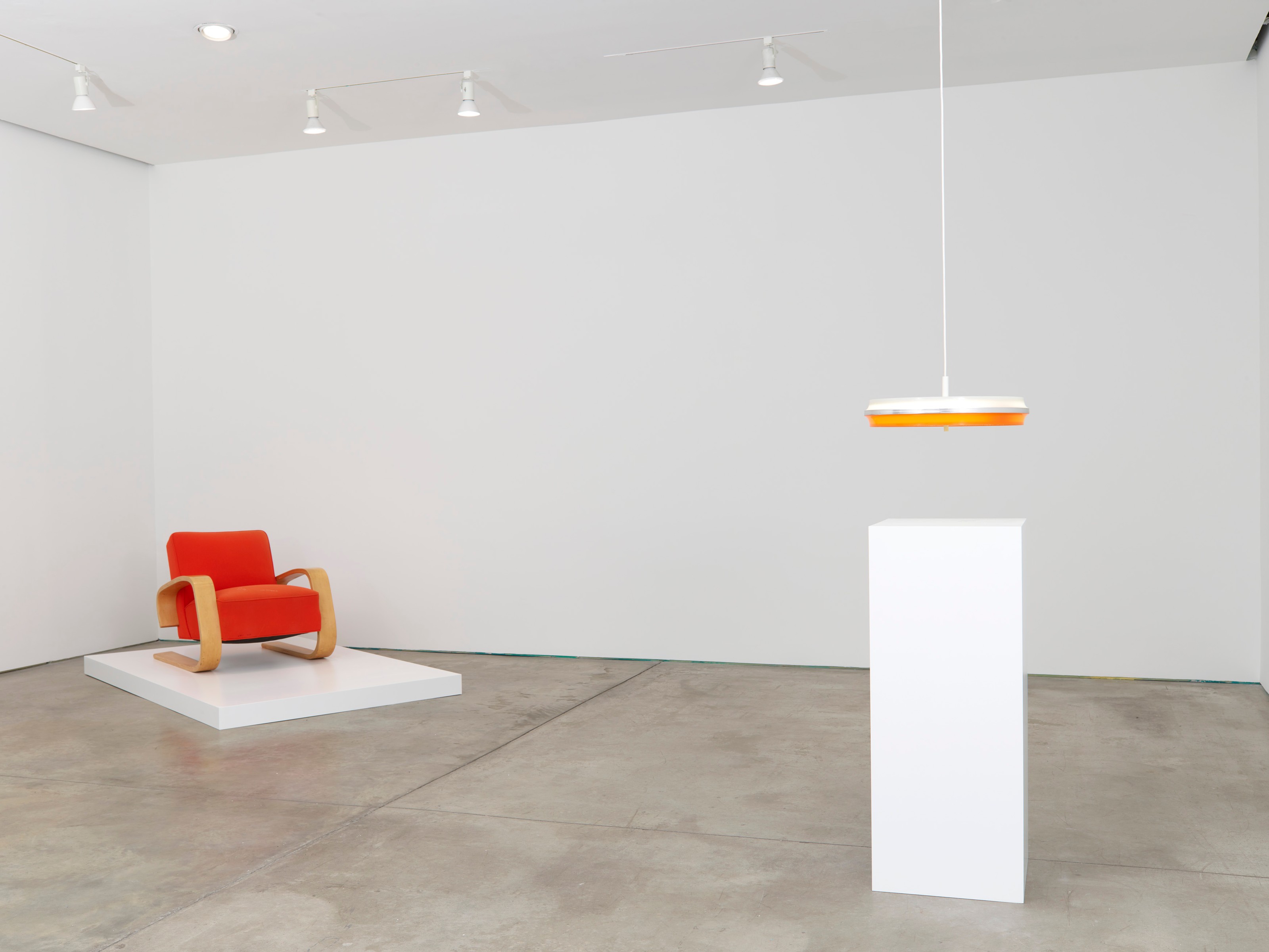 Installation view of Erwin Wurm at Lehmann Maupin New York