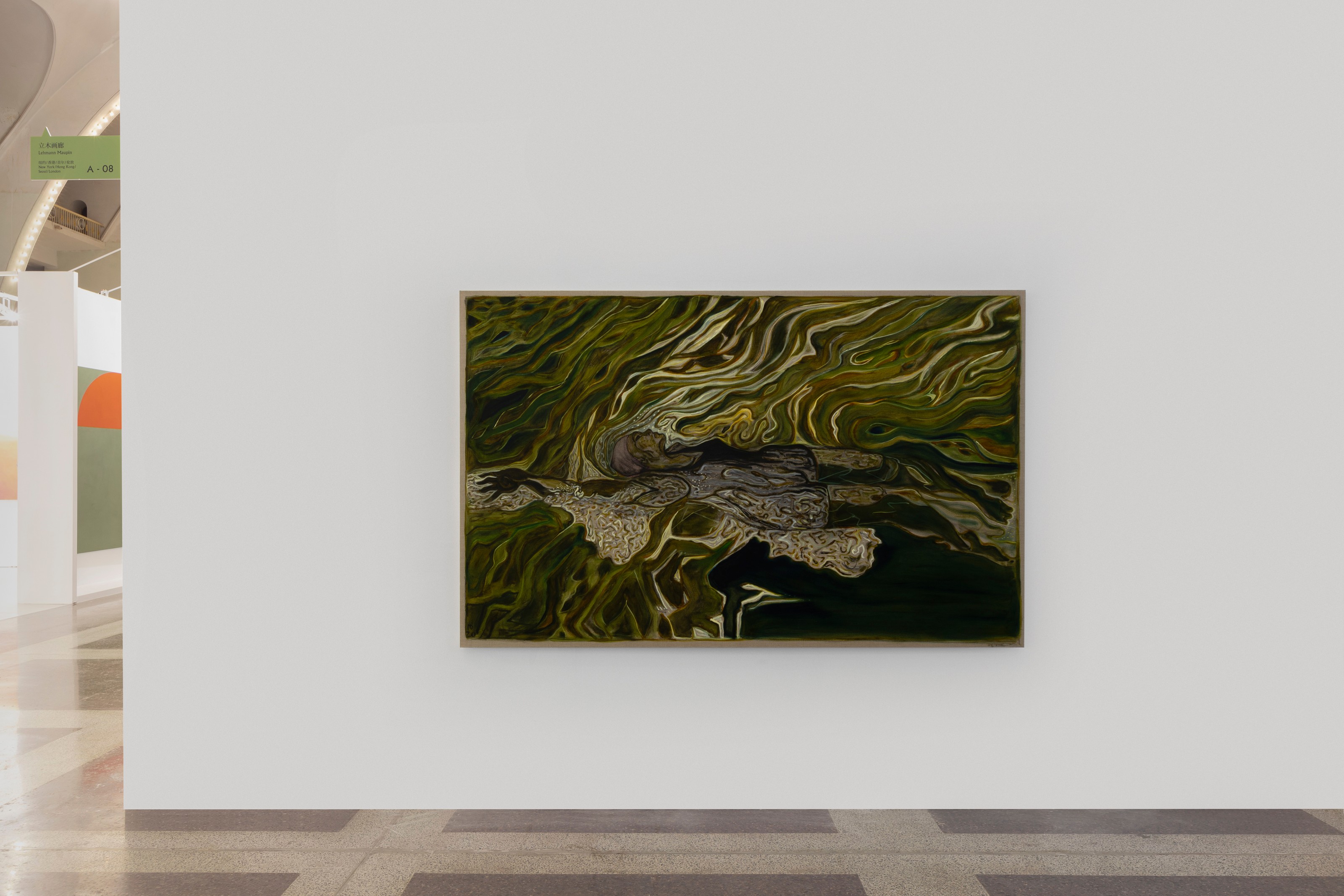 Installation view of Lehmann Maupin, Booth A08 at JINGART
