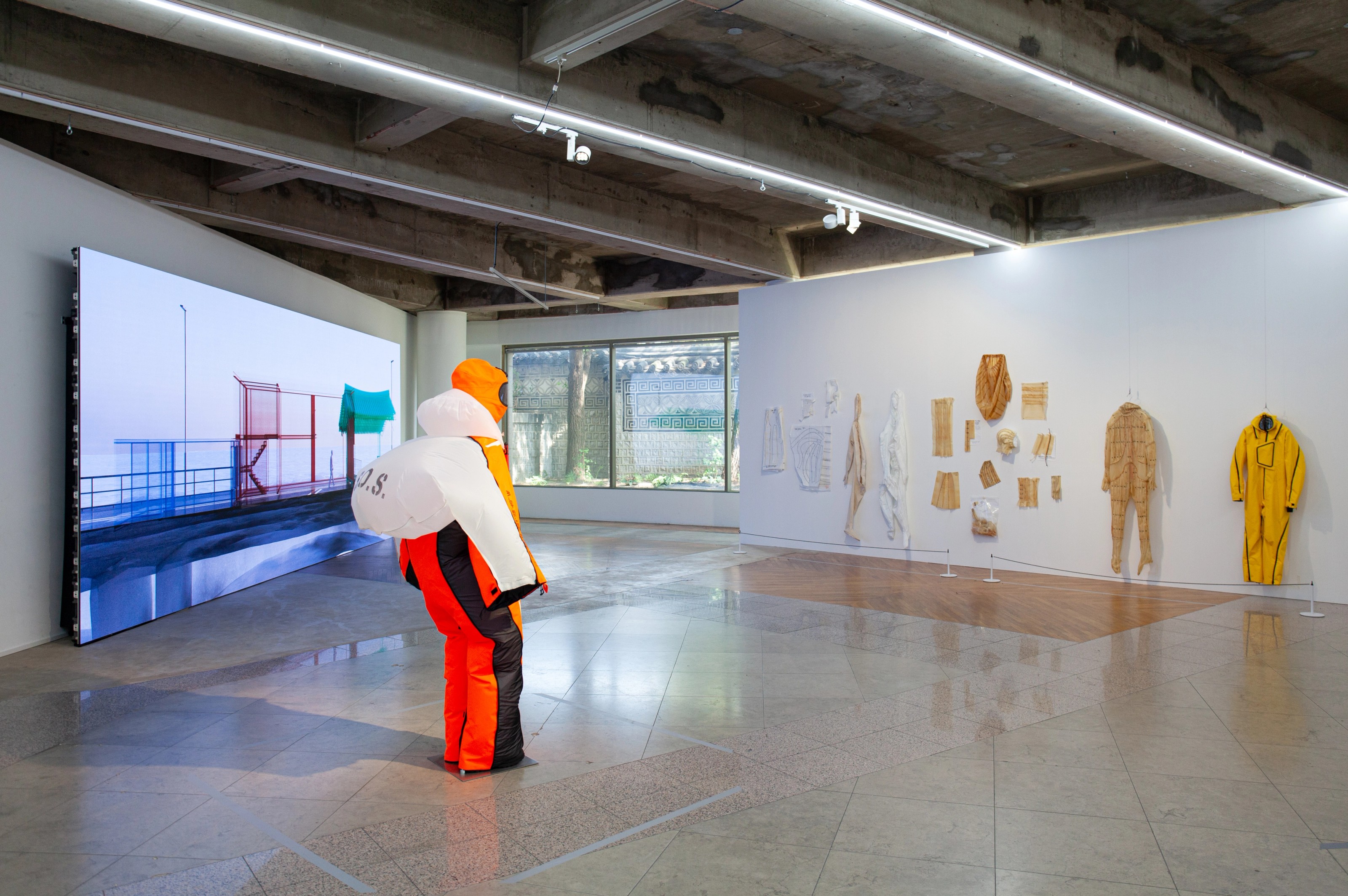 Installation view of Do Ho Suh at Art Sonje Center