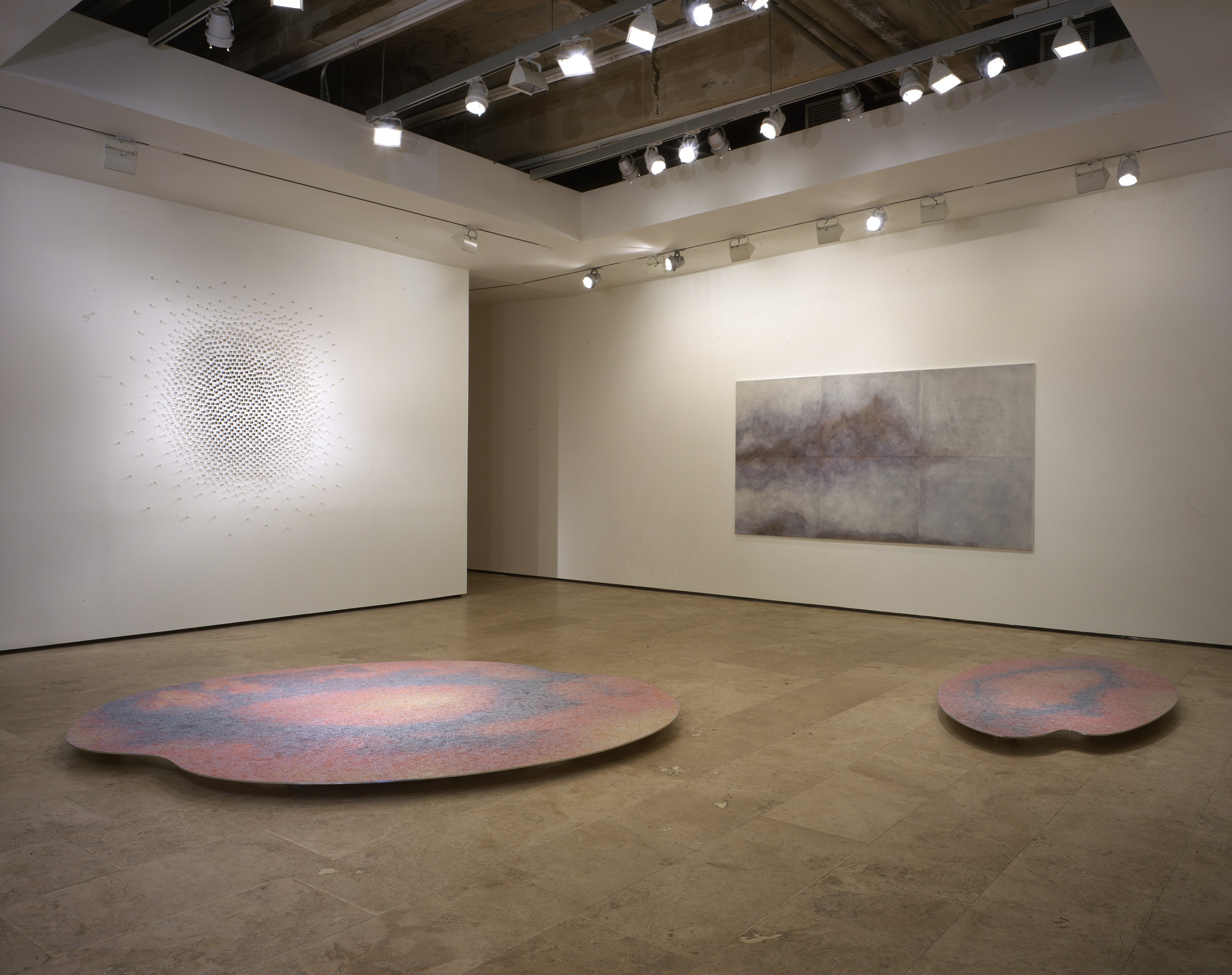 Installation view of Teresita Fernández at Lehmann Maupin New York