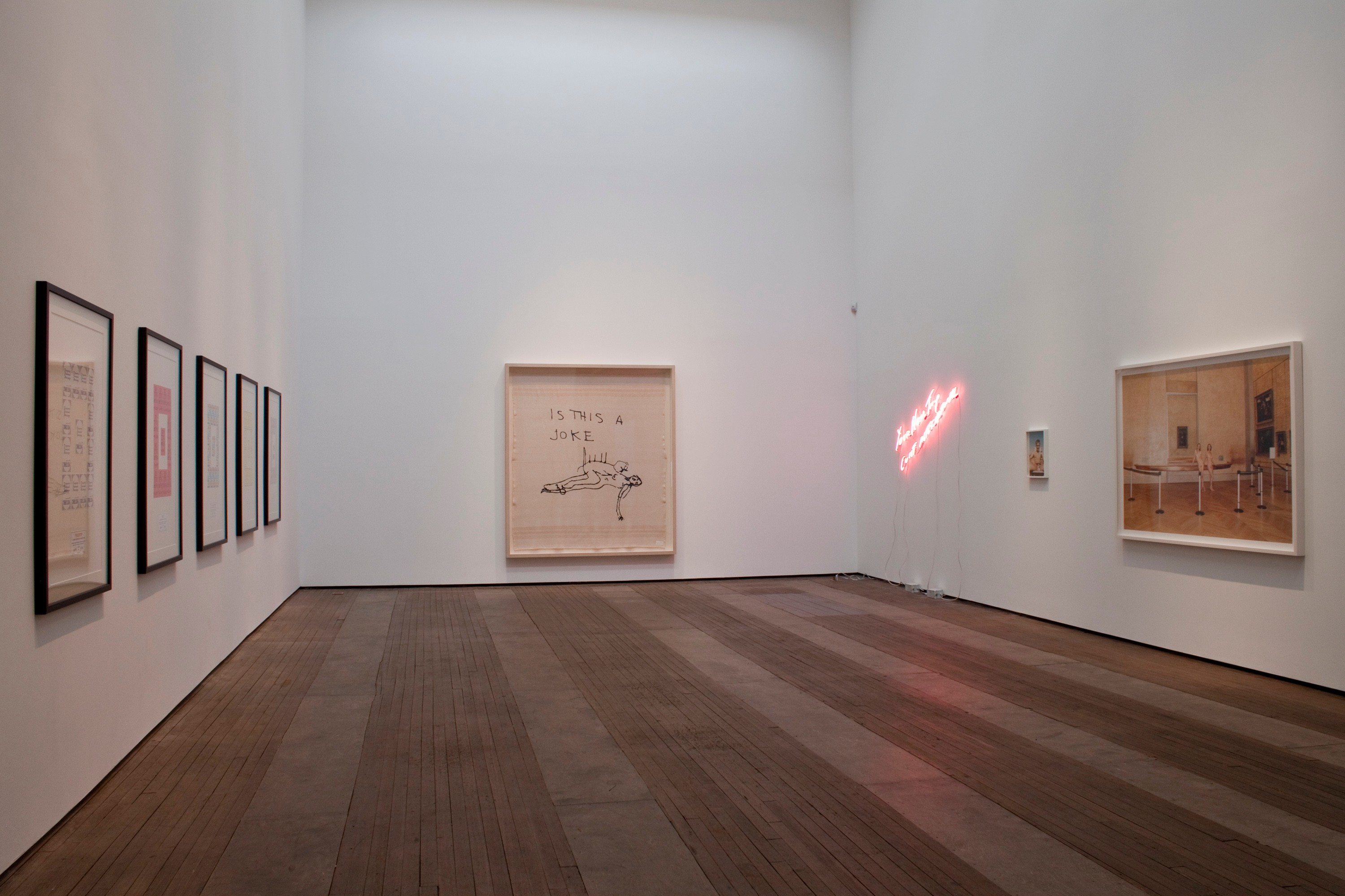 Installation view of Summer Show at Lehmann Maupin New York