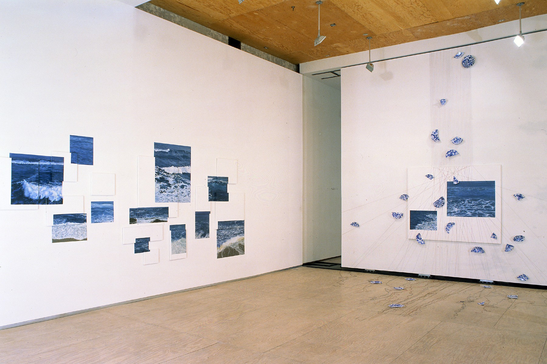 Installation view of Adriana Varejão at Lehmann Maupin New York