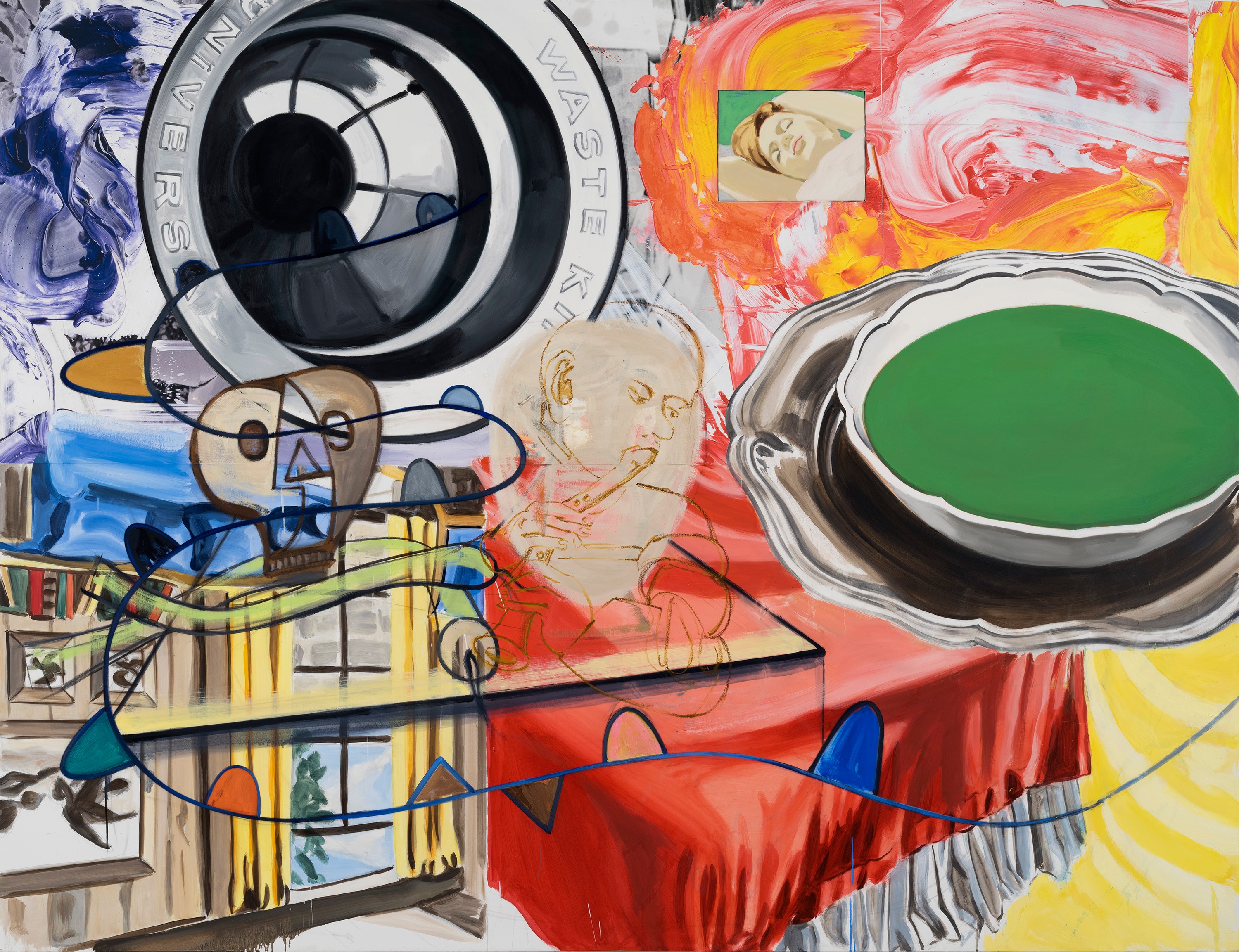 Painting by David Salle