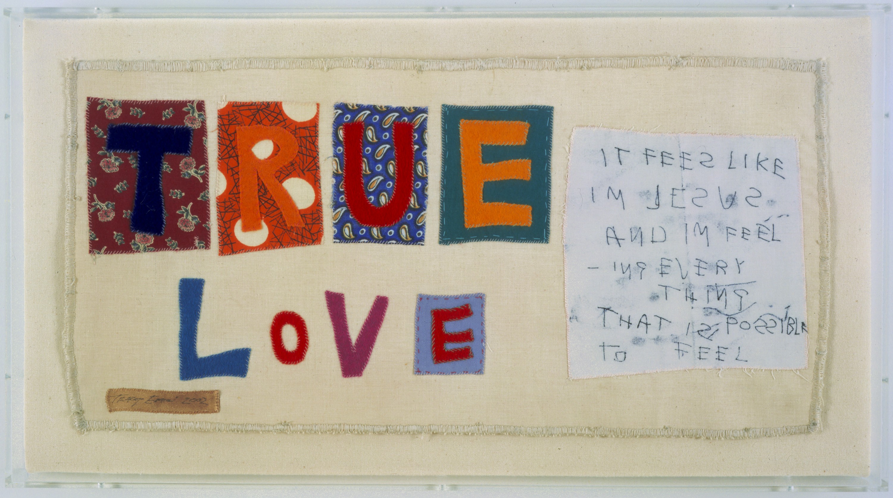 Embroidery by Tracey Emin