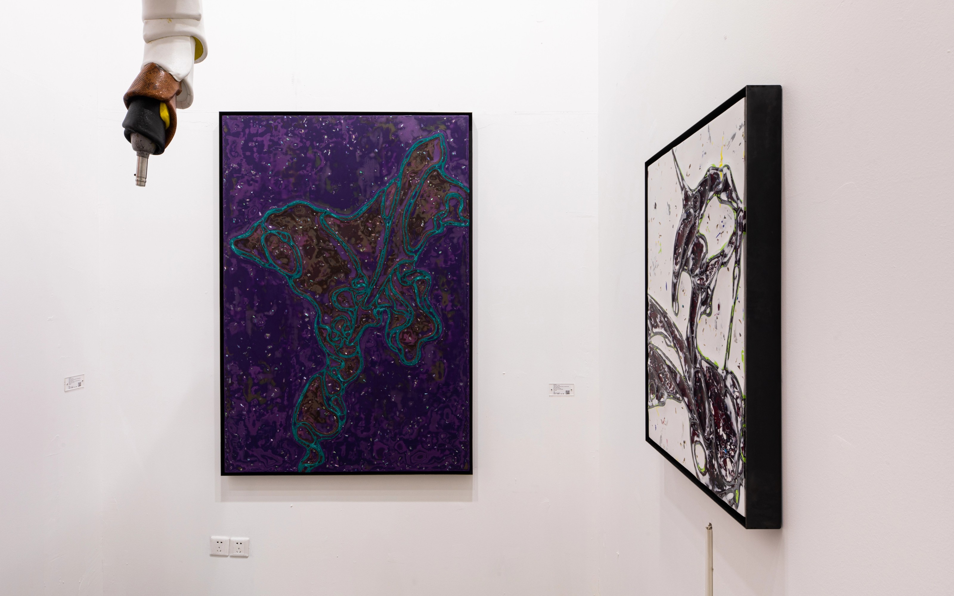 Installation view of Lehmann Maupin, Booth A121 at West Bund Art & Design