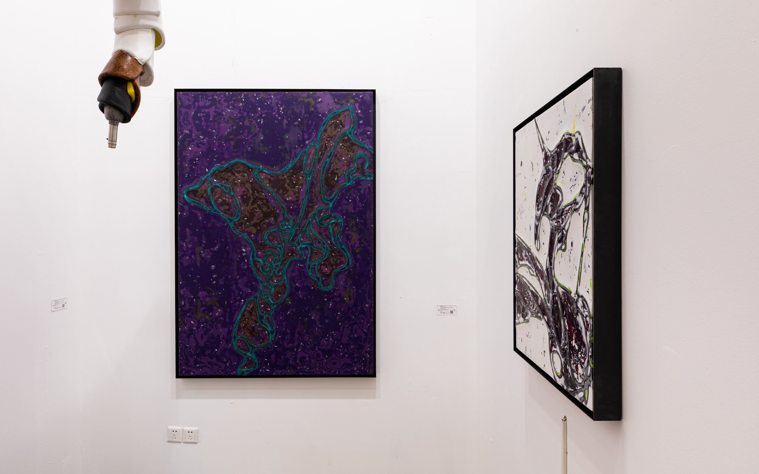 Installation view of Lehmann Maupin, Booth A121 at West Bund Art & Design